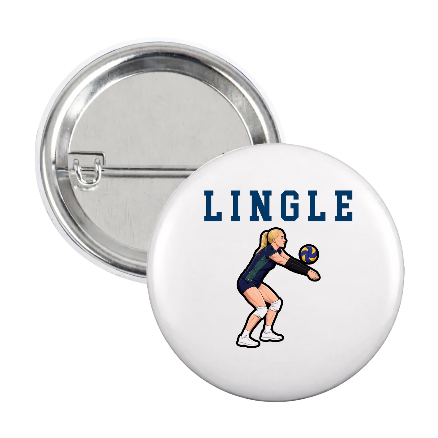 Game Day Button — Shirsey in White
