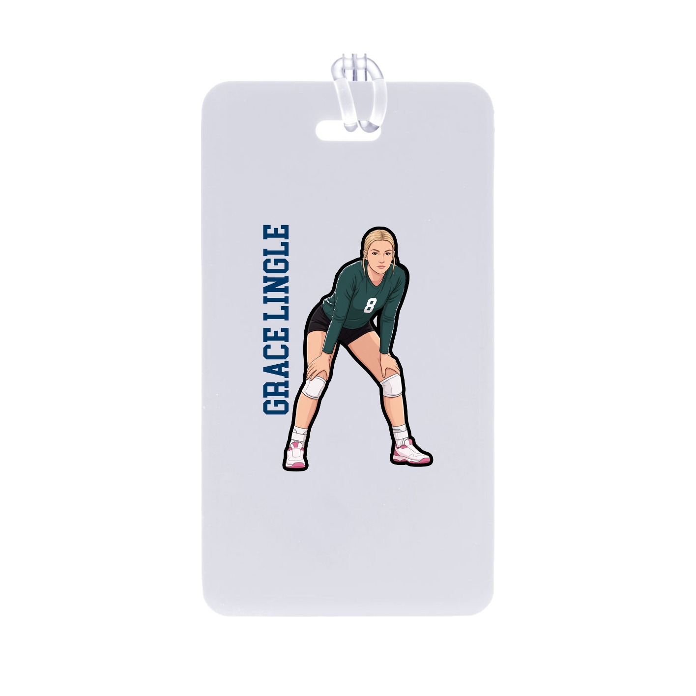Bag Tag — Name Vertical in Classic