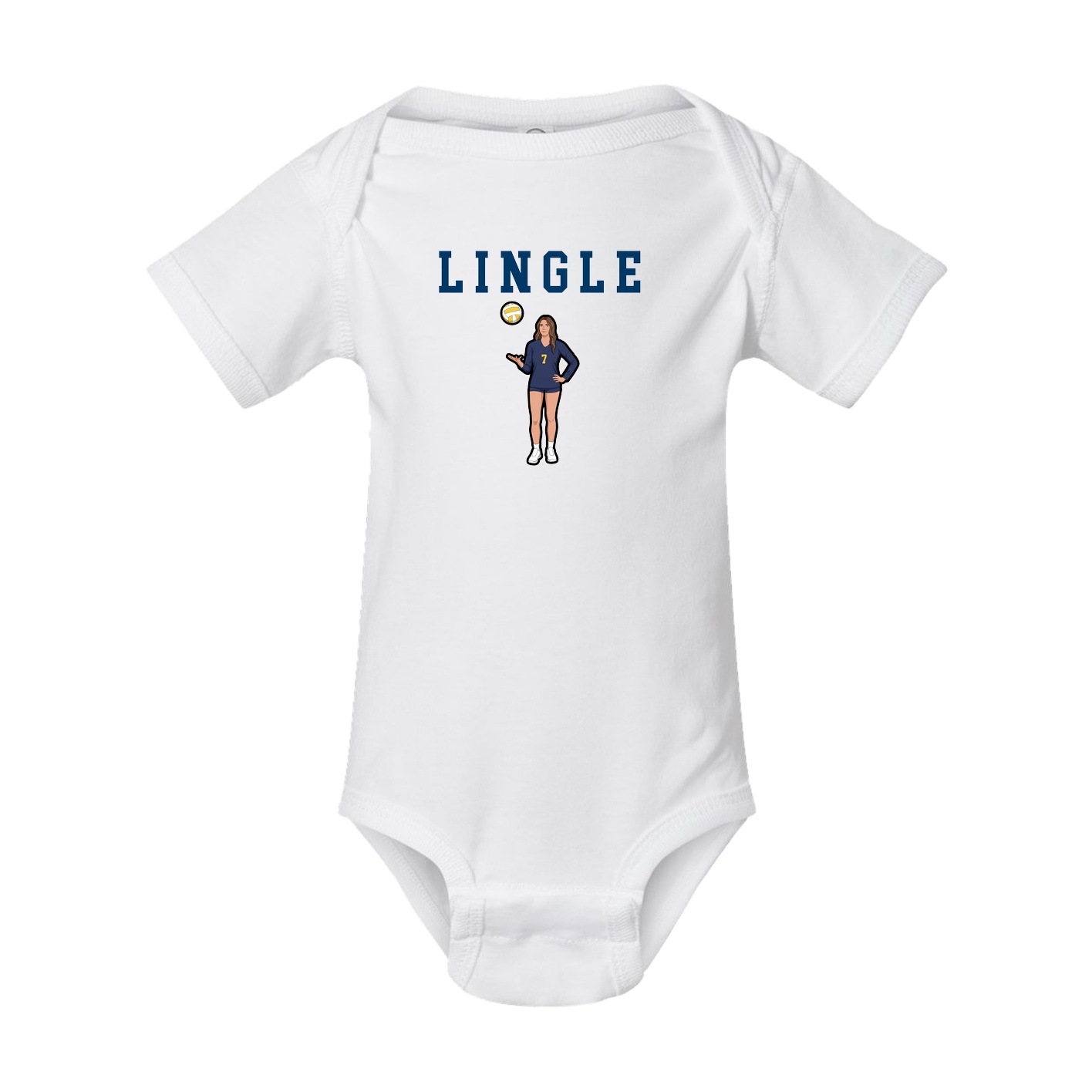 Baby Onesie — Shirsey in White