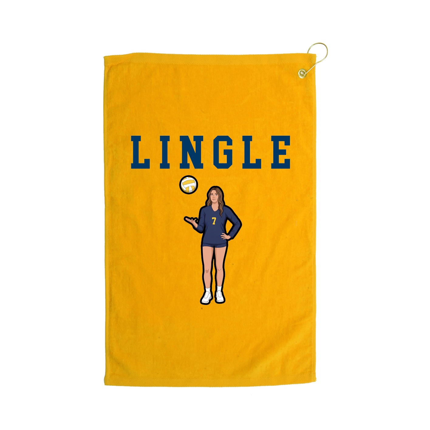 Golf Towel — Shirsey in Gold