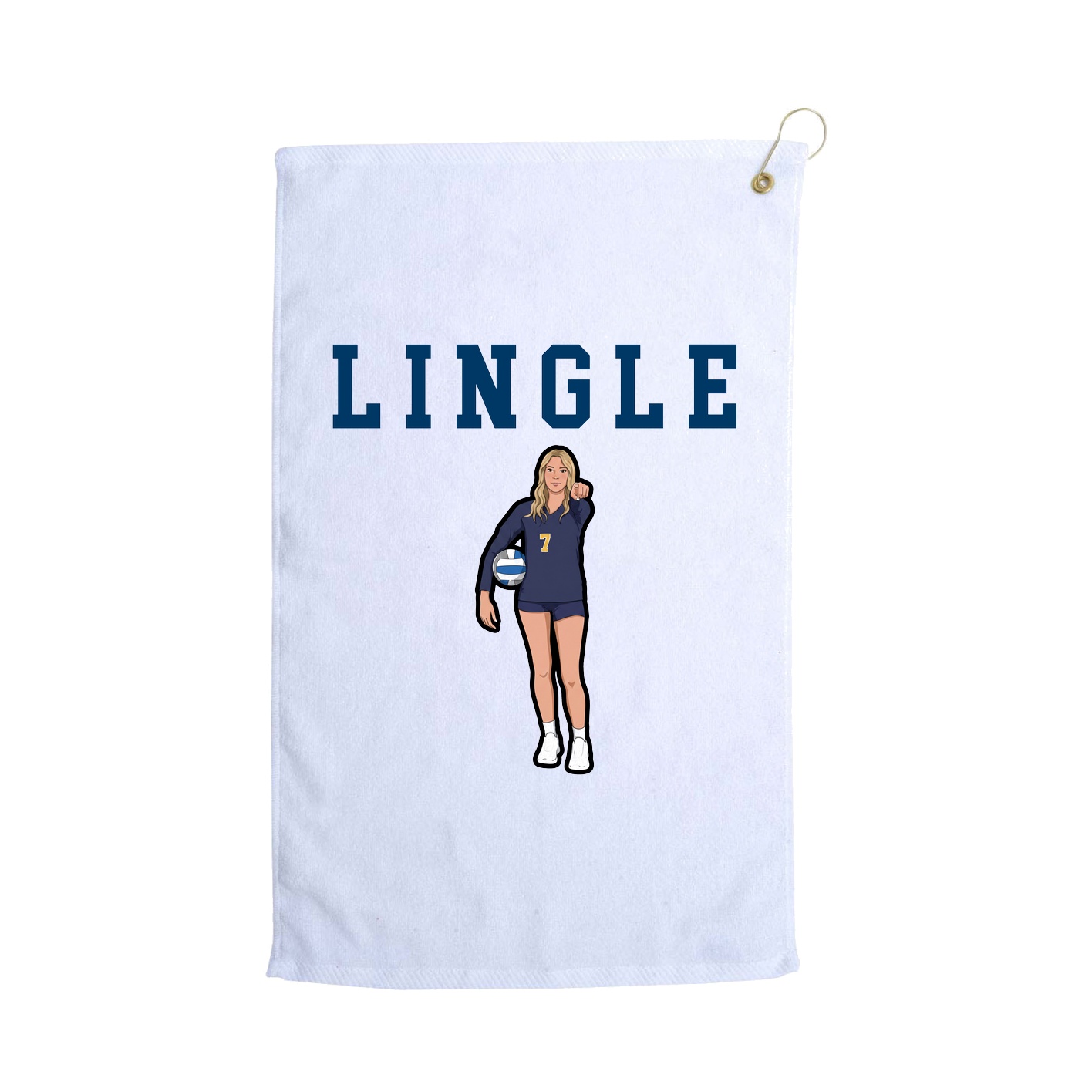 Golf Towel — Shirsey in White