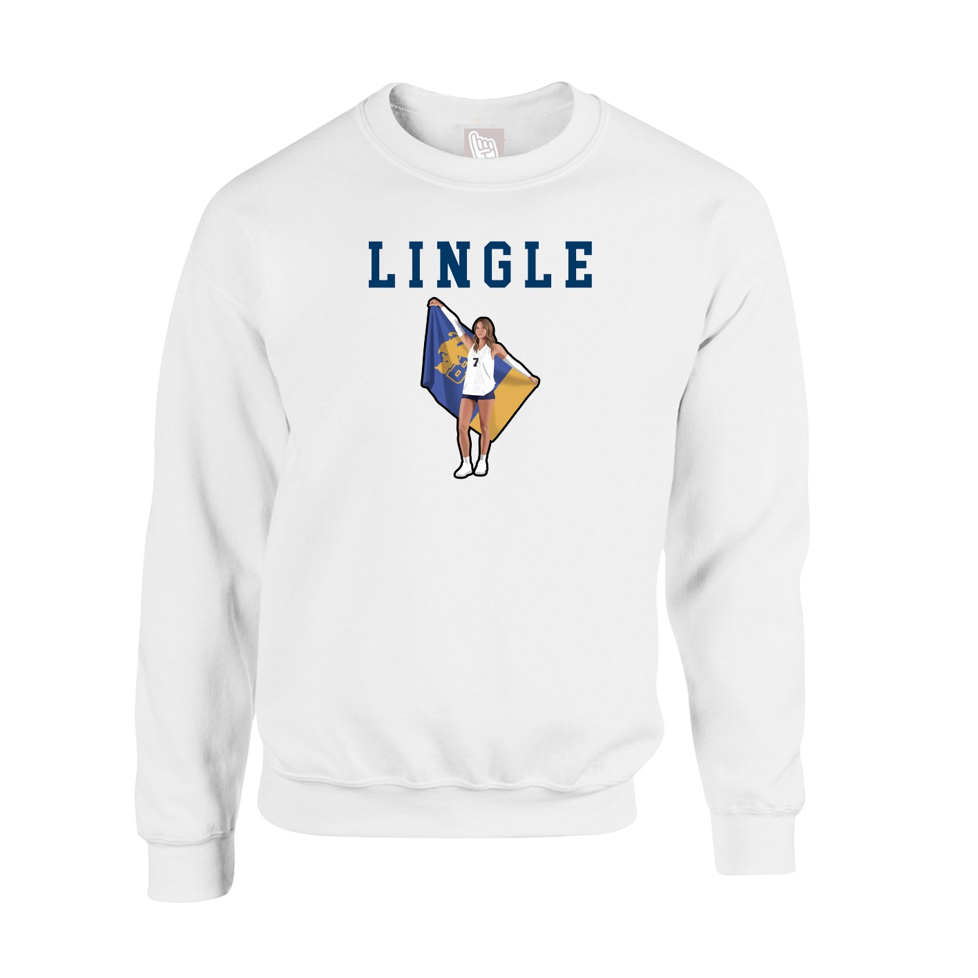 Fleece Crew — Shirsey in White