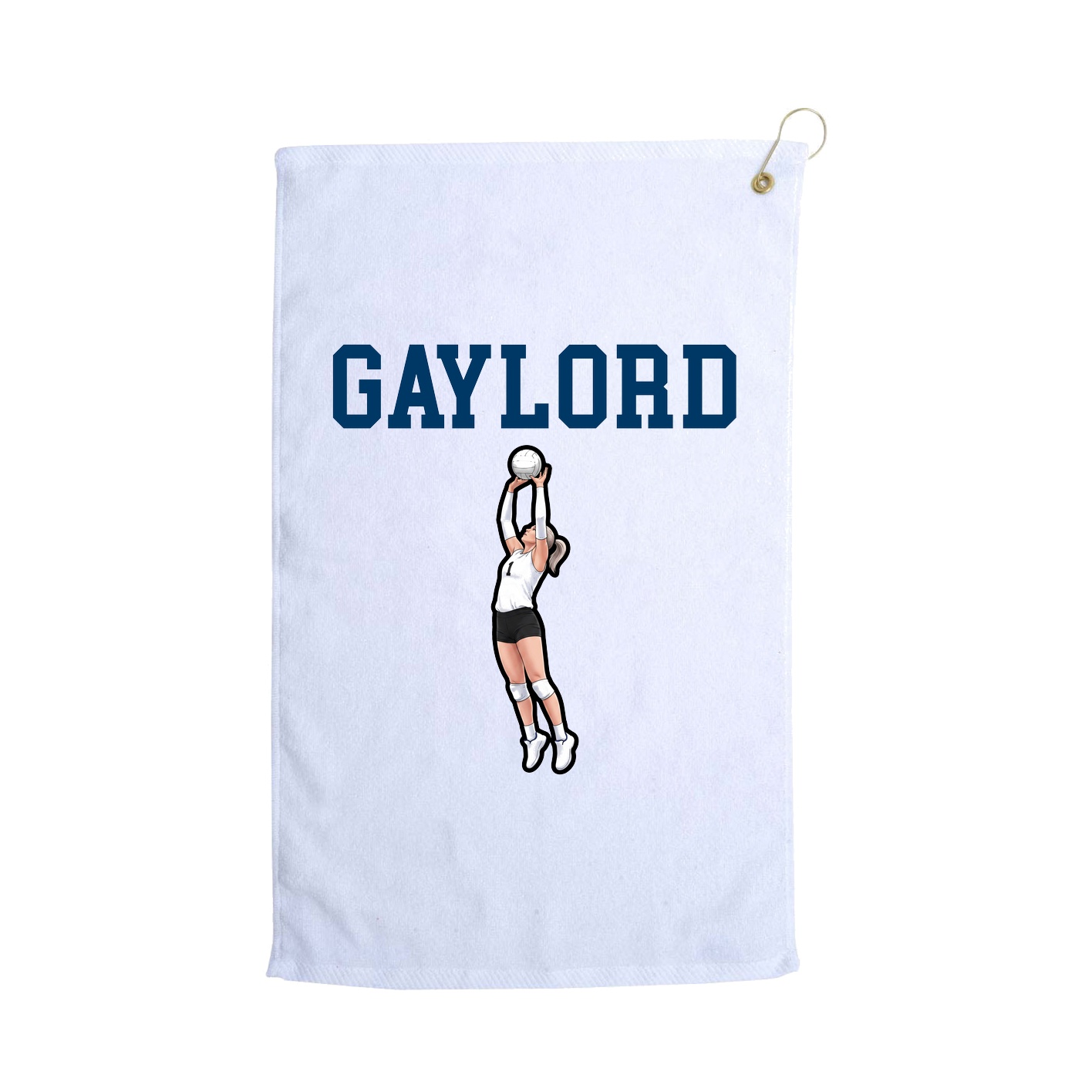 Golf Towel — Shirsey in White
