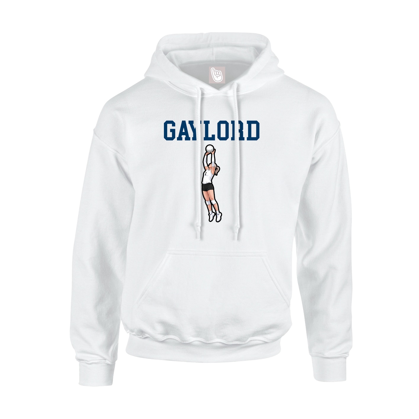 Hoodie — Shirsey in White