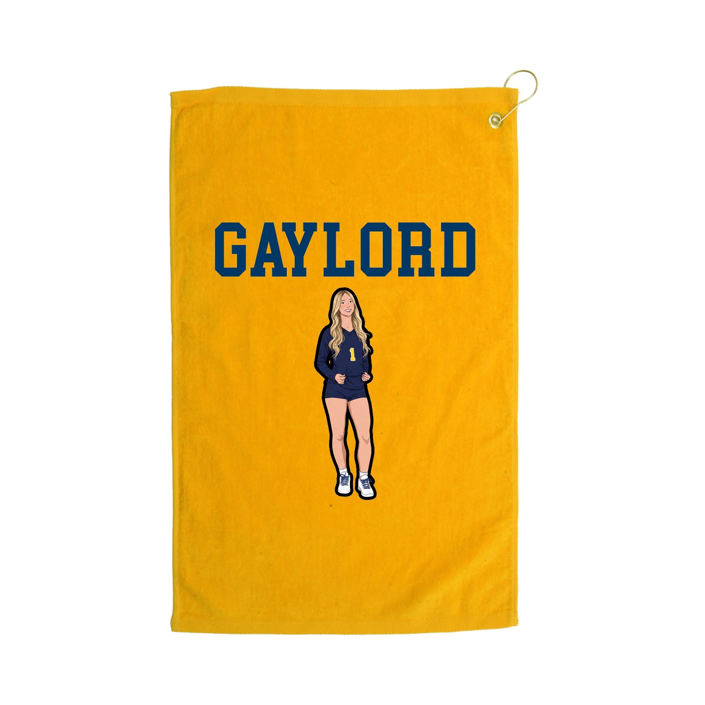 Golf Towel — Shirsey in Gold