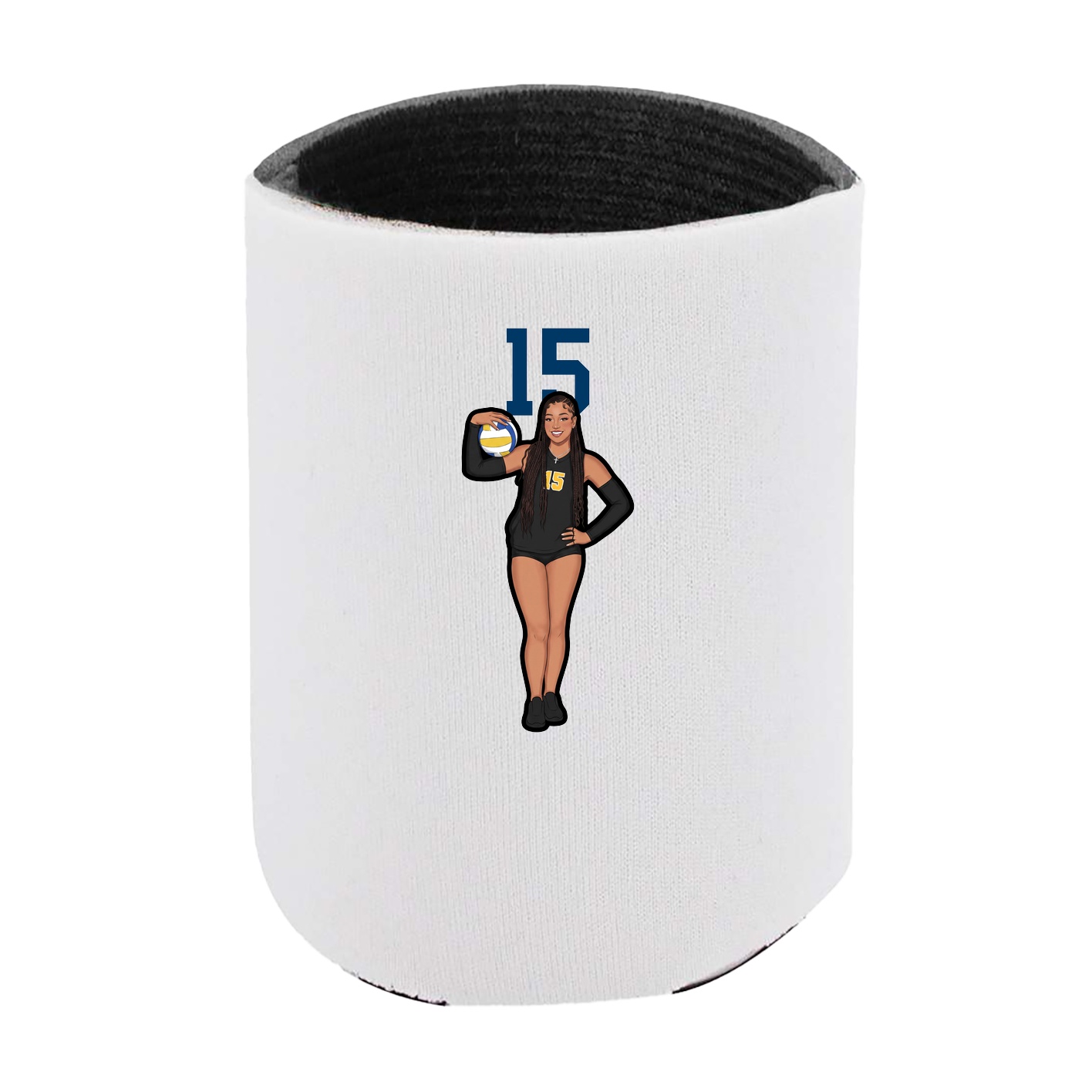 Can Holder — Number Top in White