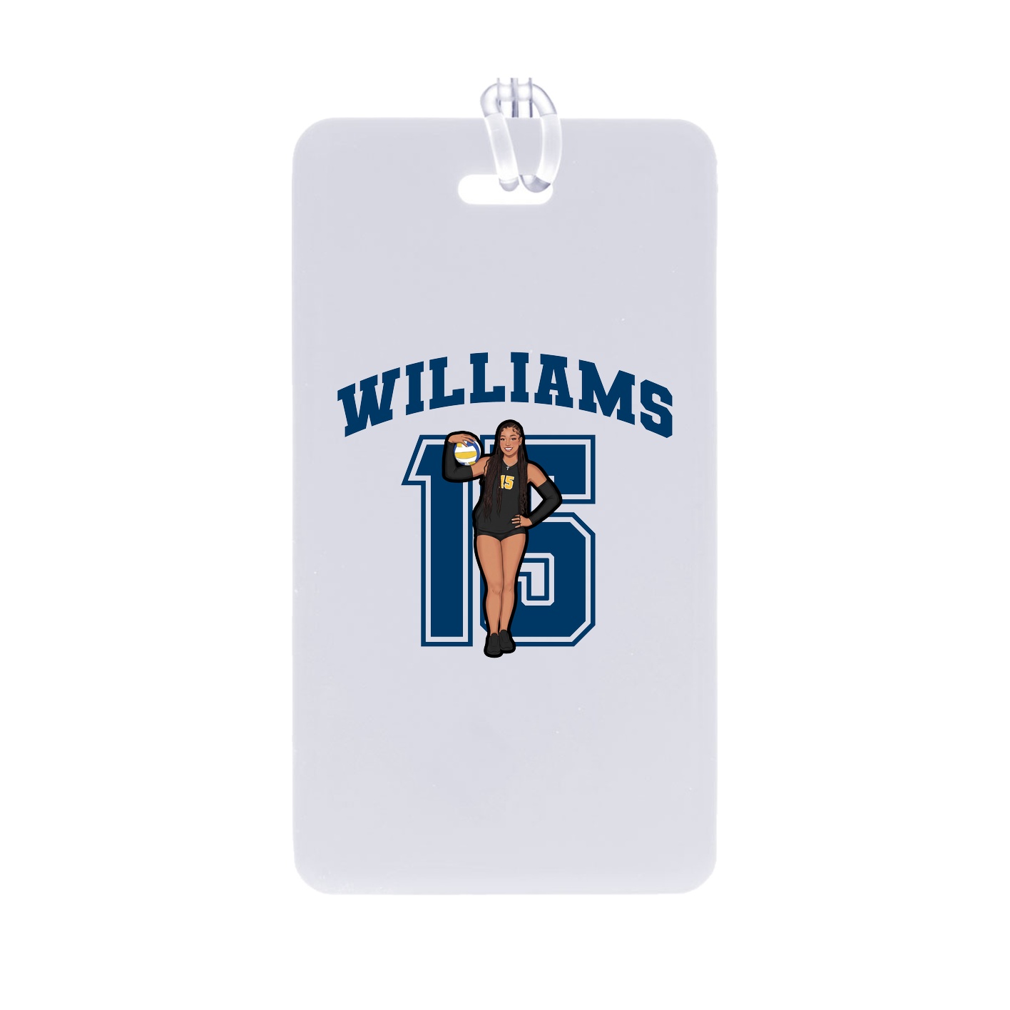 Bag Tag — Number in Classic
