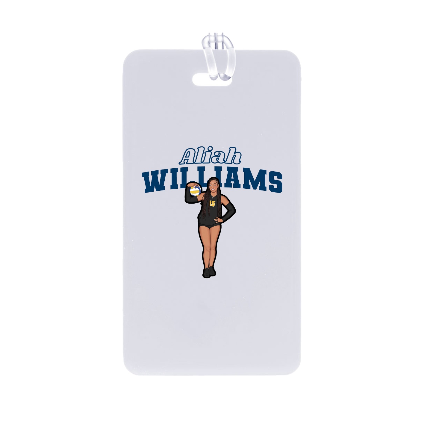 Bag Tag — Name Arch in Classic
