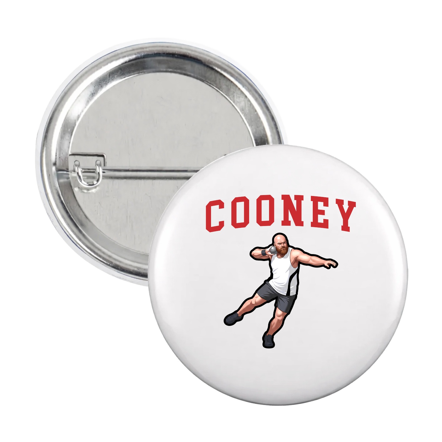 Game Day Button — Shirsey in White