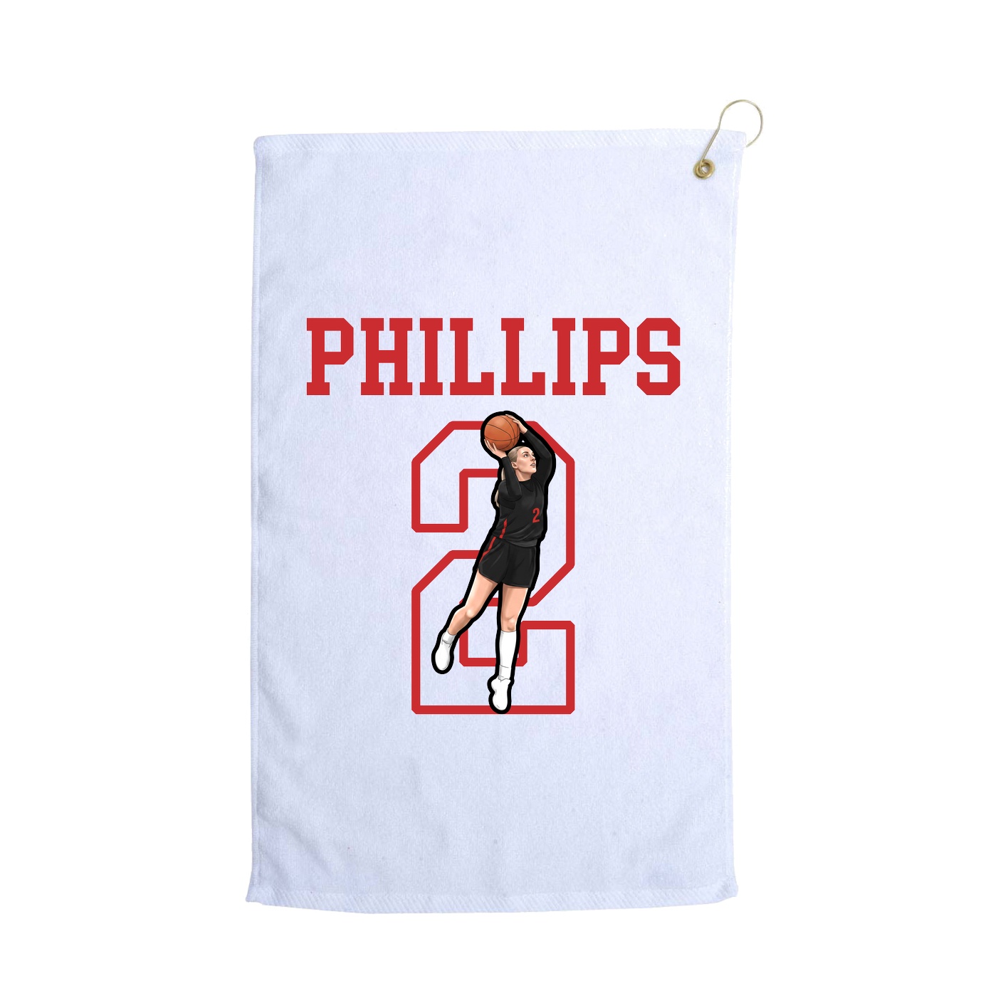 Golf Towel — Shirsey in White