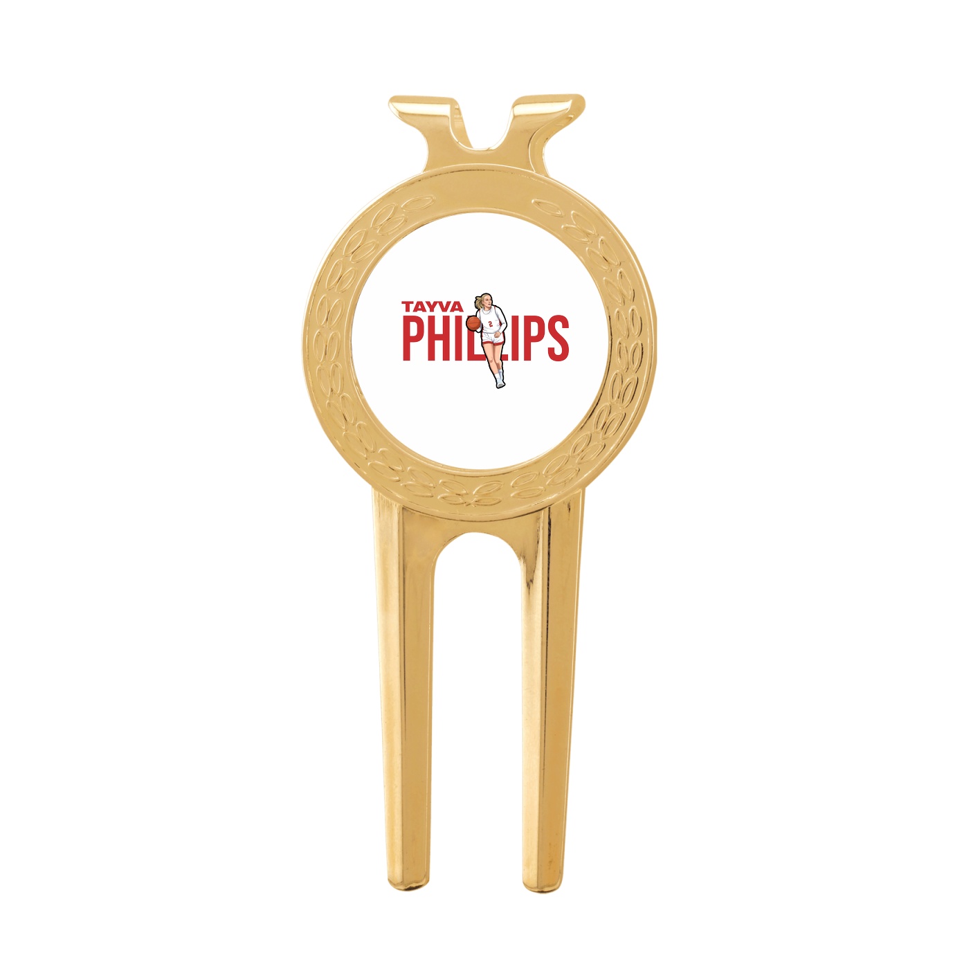 Divot Tool with Ball Marker — Player Name in Classic