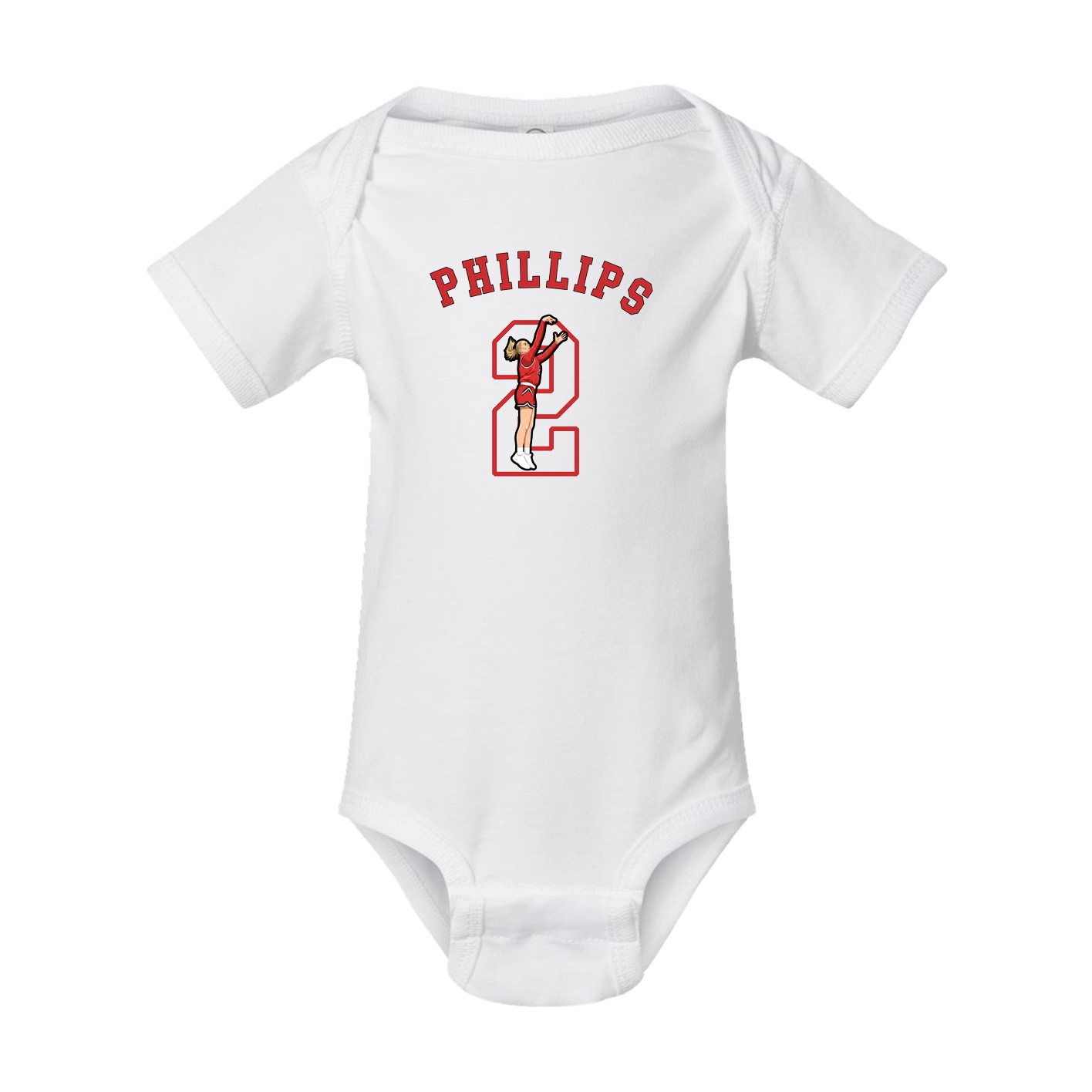 Baby Onesie — Shirsey Arch in White