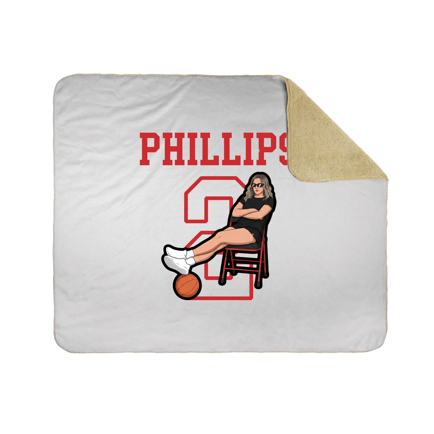 Throw Blanket — Shirsey in White