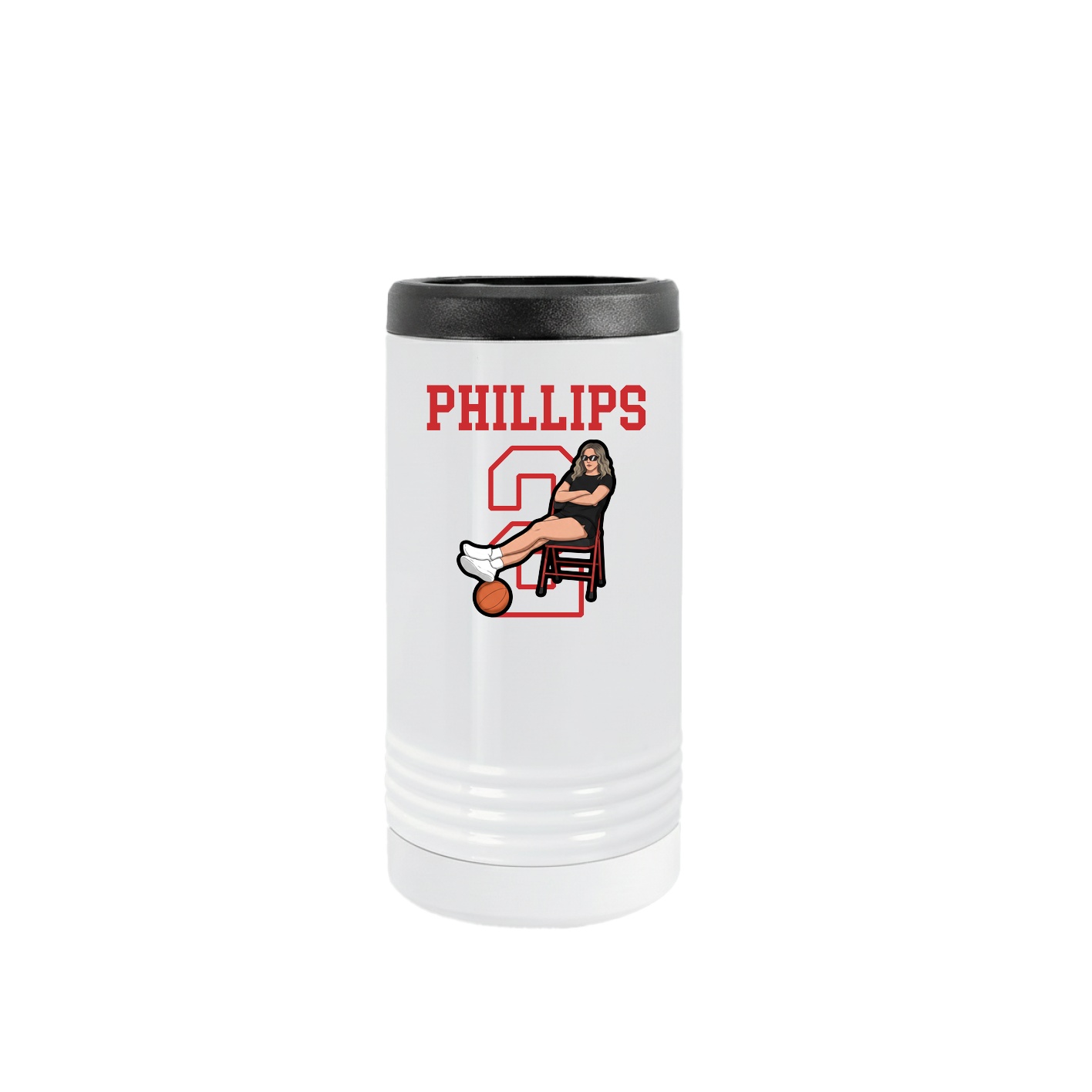Slim Beverage Holder — Shirsey in White