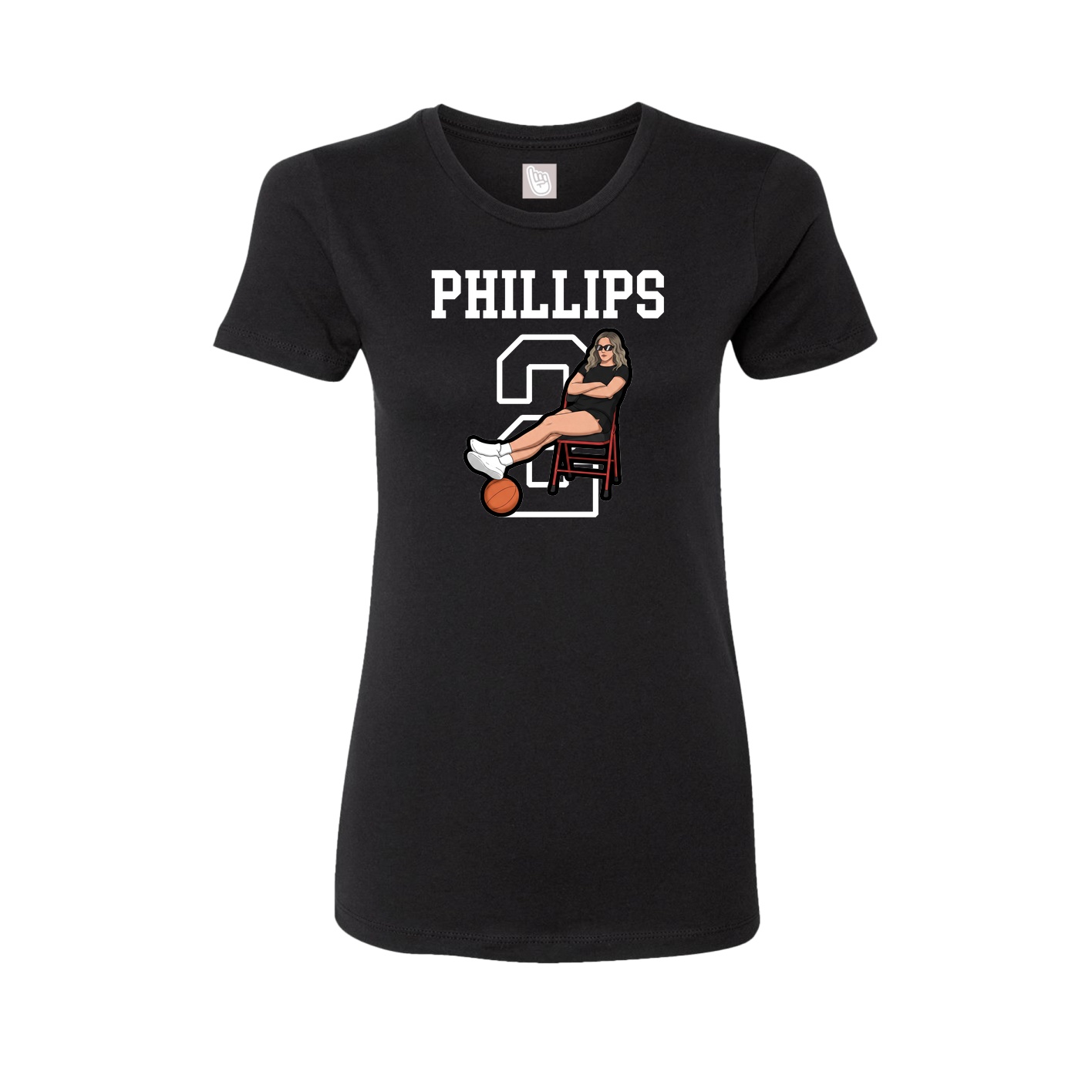 Fitted Women's Tee — Shirsey in Black
