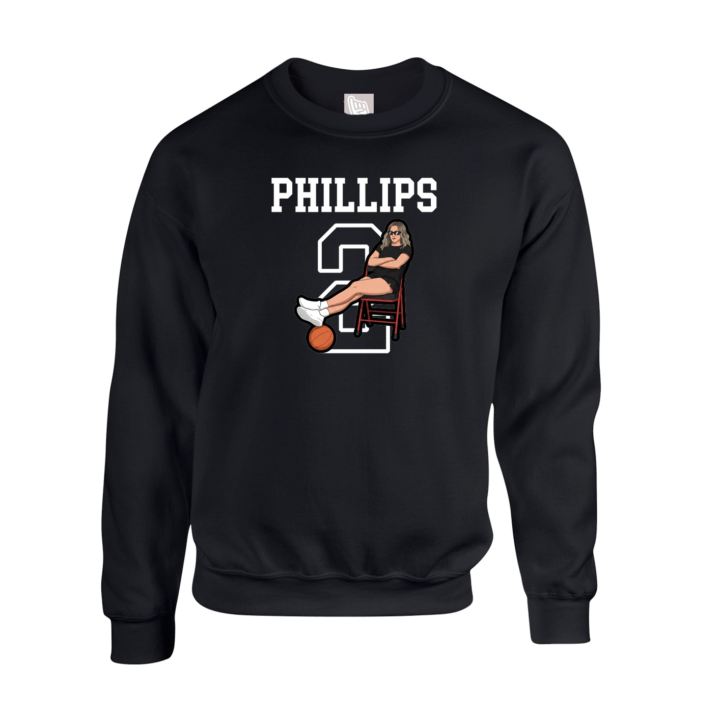 Fleece Crew — Shirsey in Black