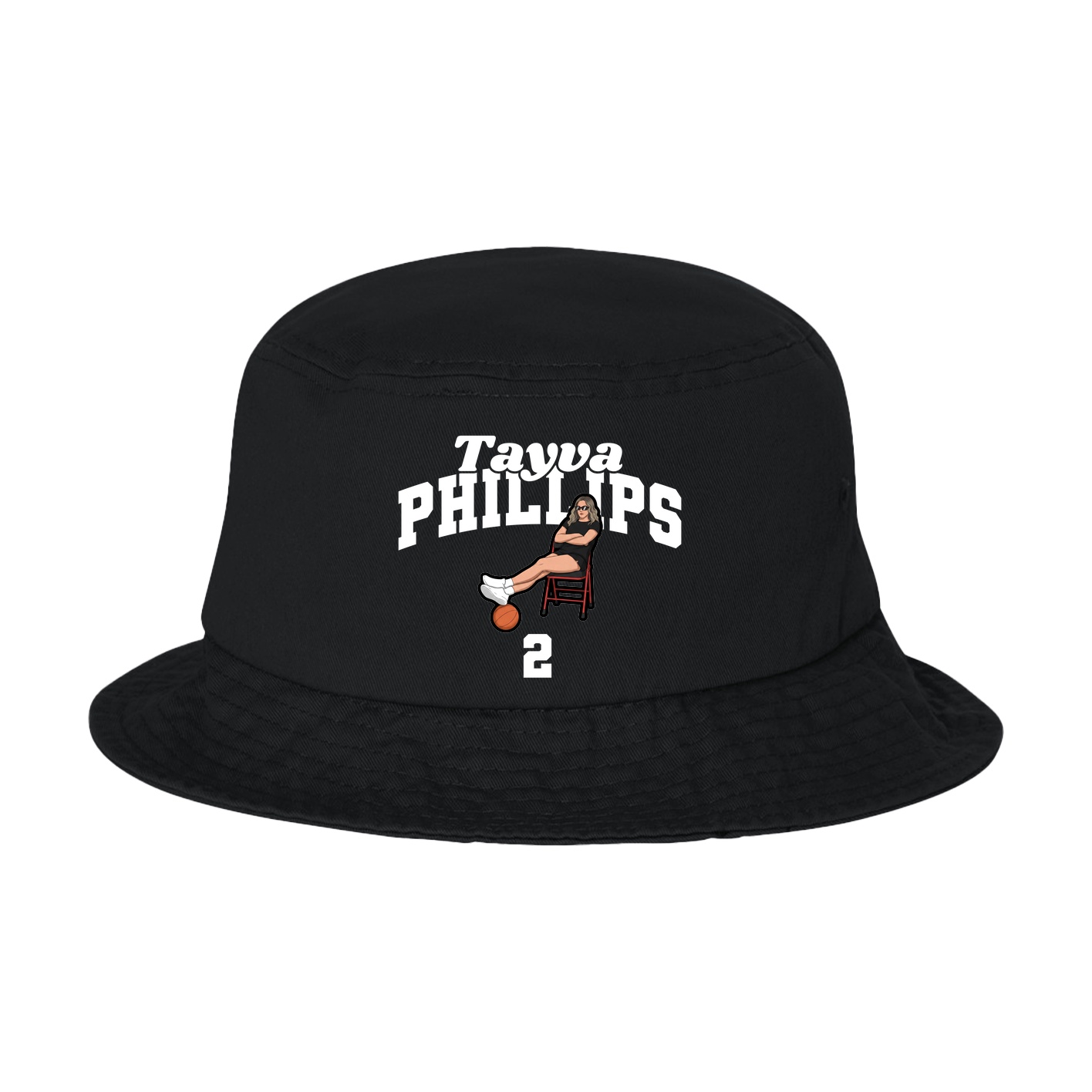Bucket Cap — Signature Arch in Black