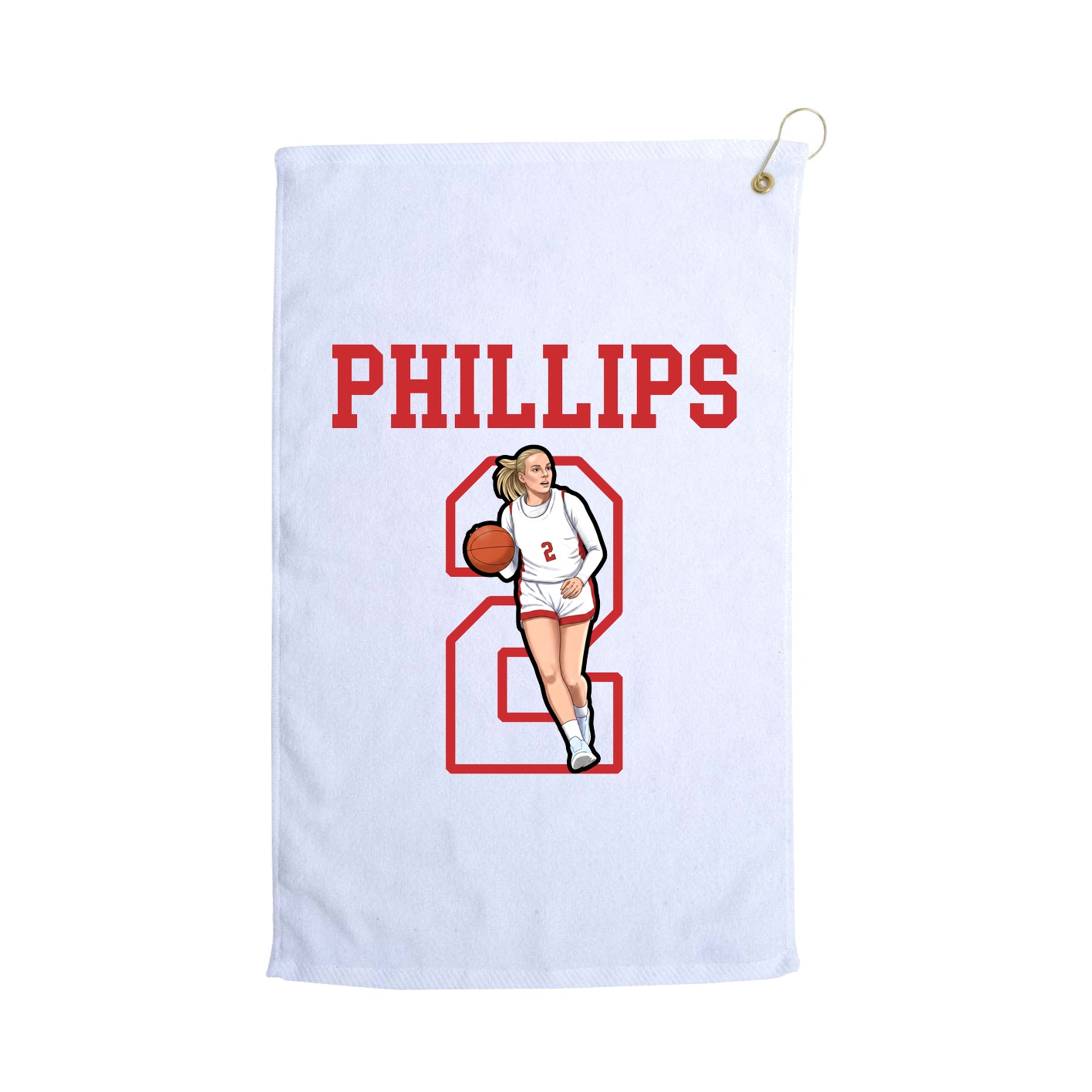 Golf Towel — Shirsey in White