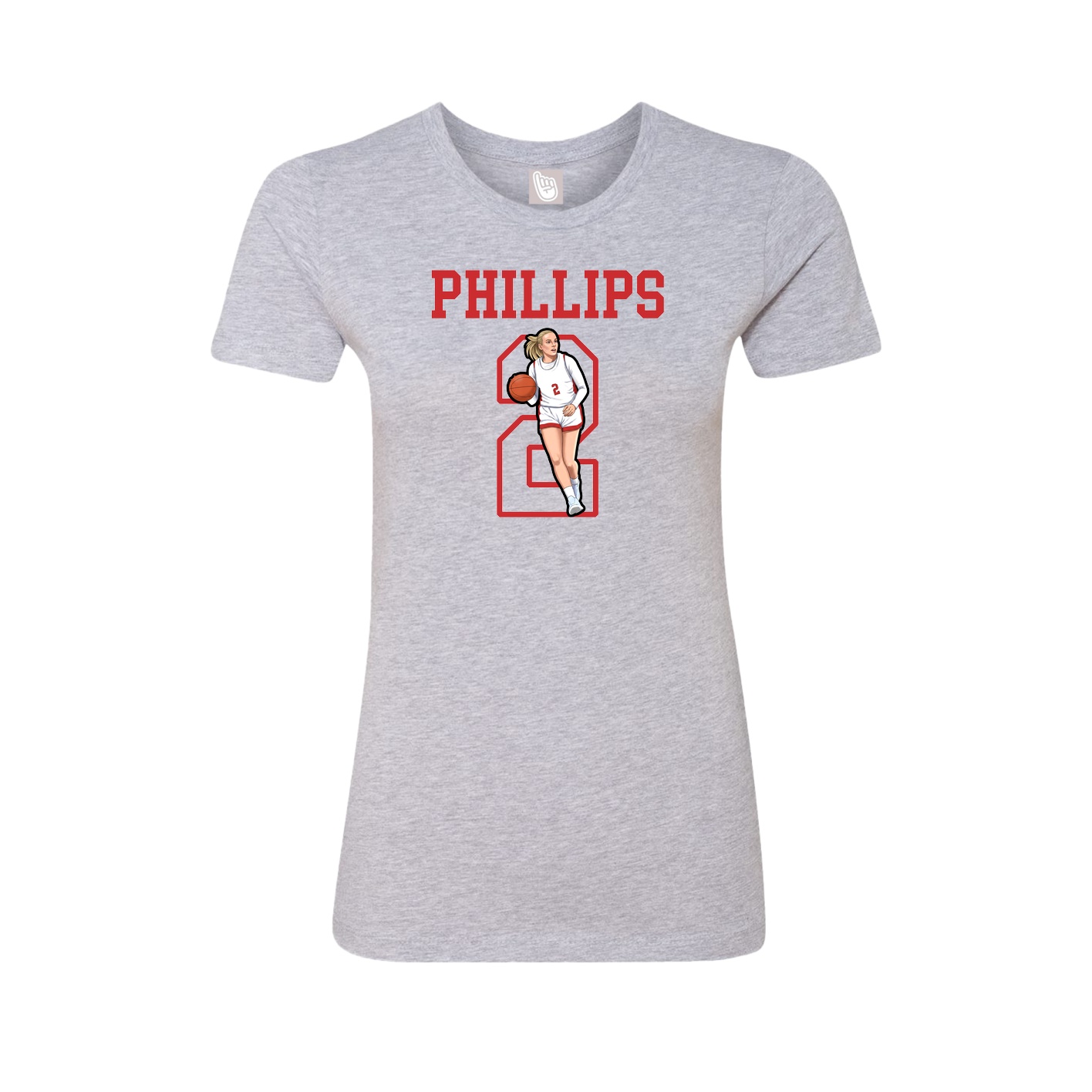 Fitted Women's Tee — Shirsey in Grey