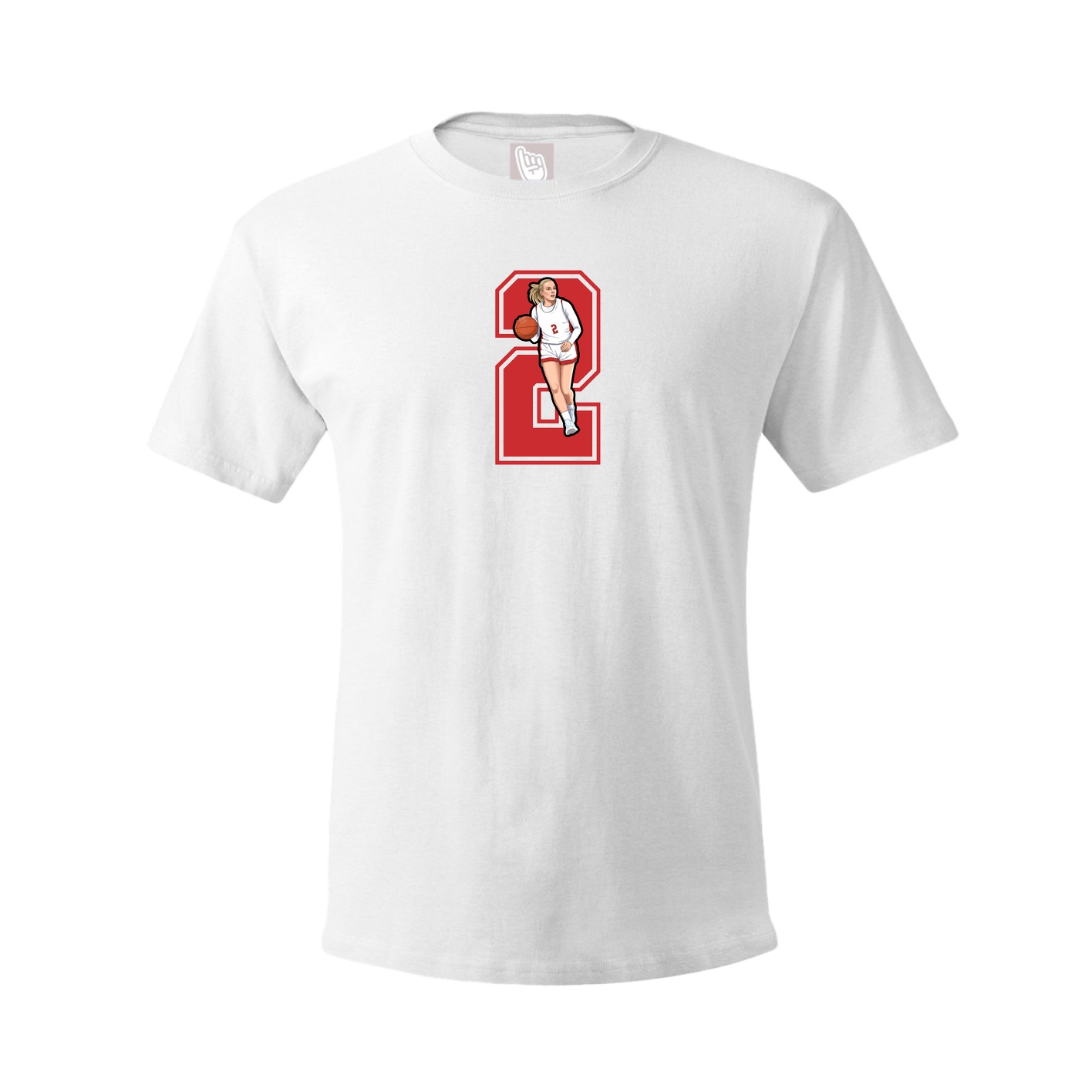 Tee — Number in White