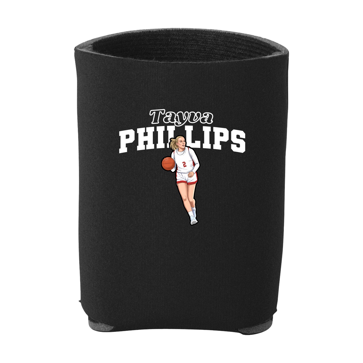Can Holder — Name Arch in Black