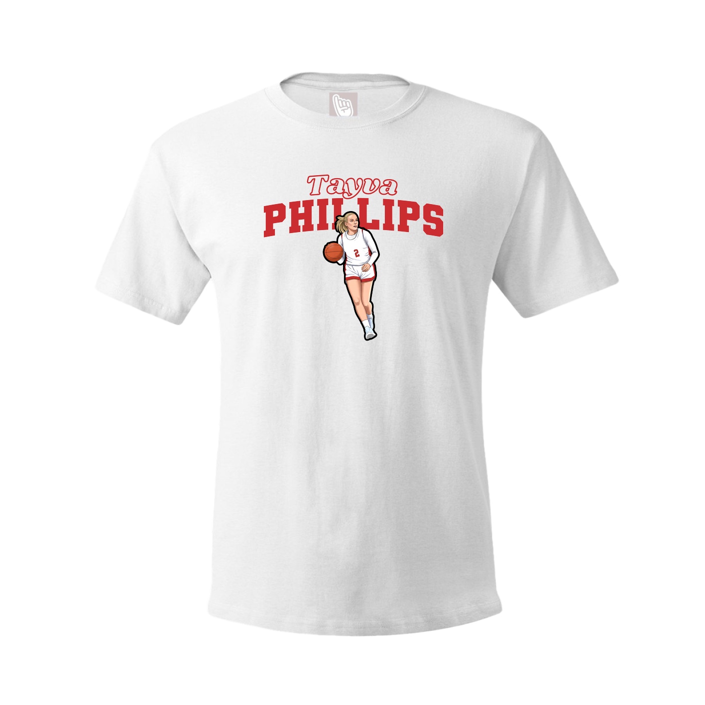 Tee — Name Arch in White