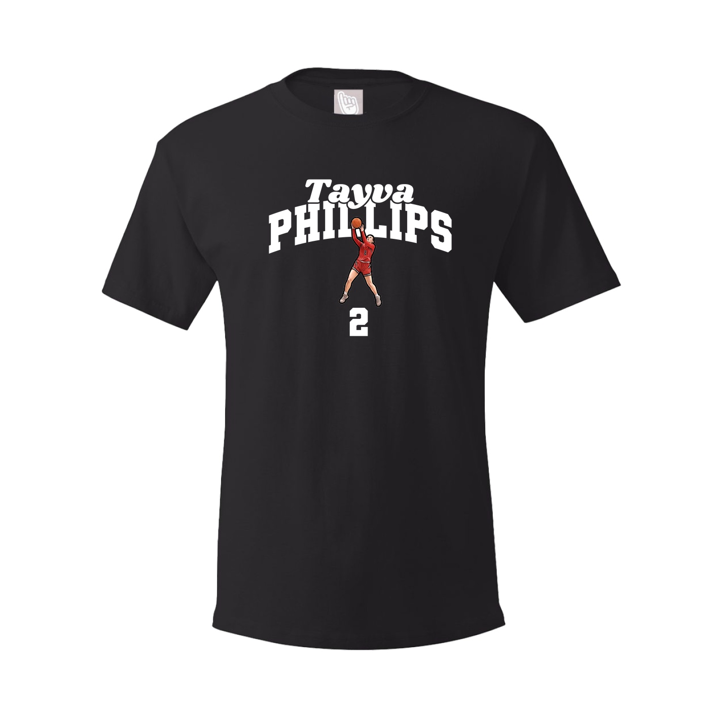 Youth Tee — Signature Arch in Black