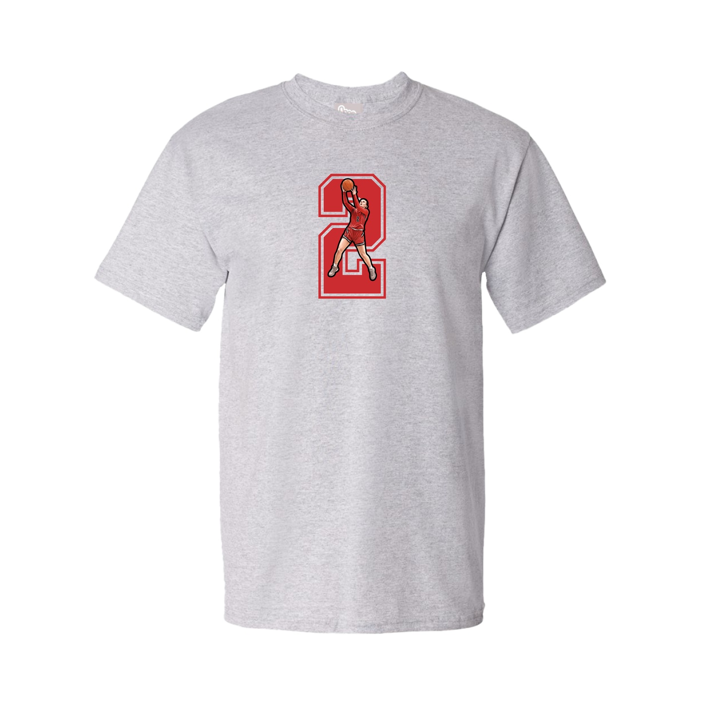 Youth Tee — Number in Grey
