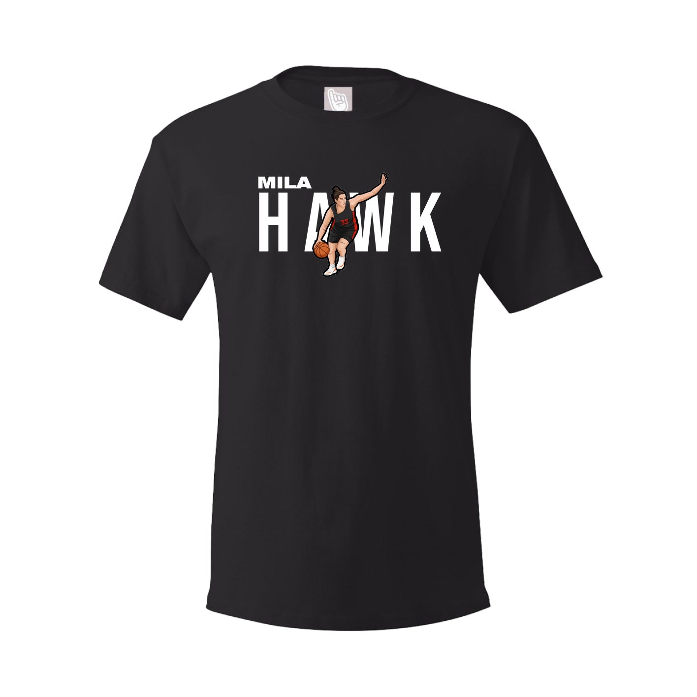 Youth Tee — Player Name in Black