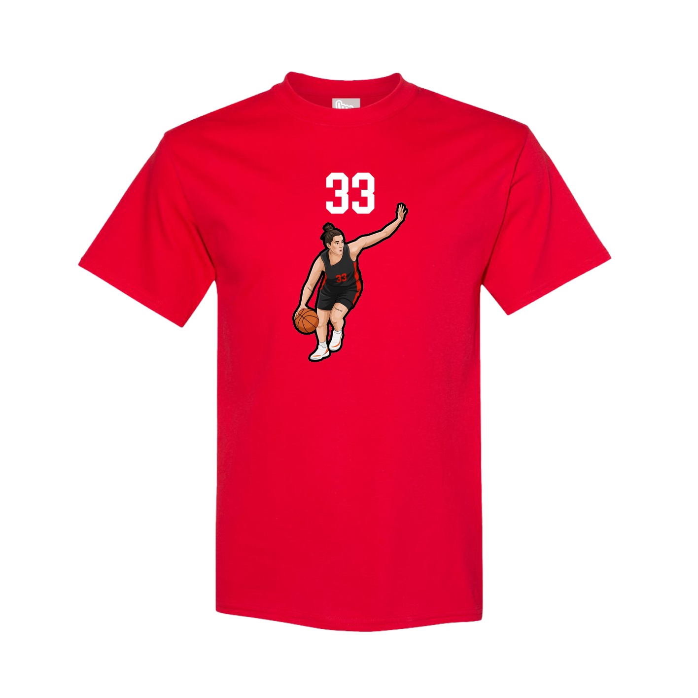 Tee — Number Top in Red