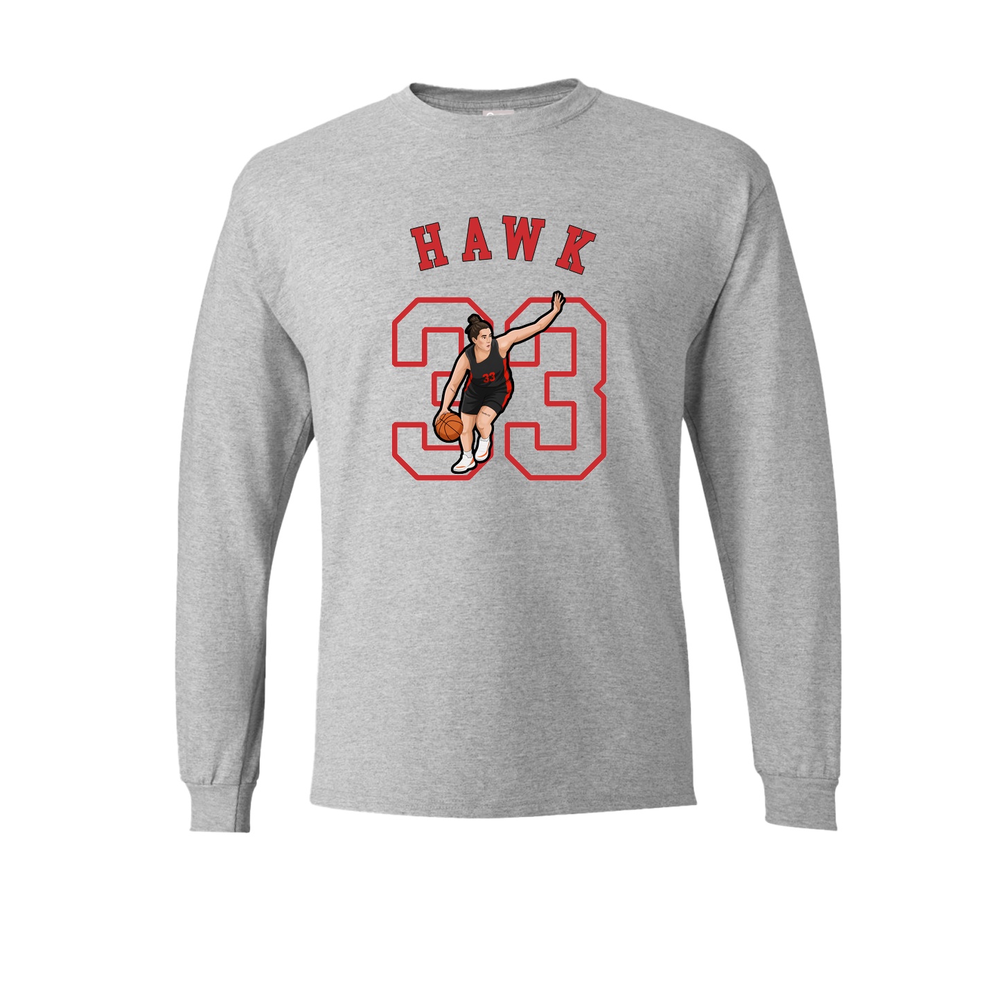 Long Sleeve Tee — Shirsey Arch in Grey