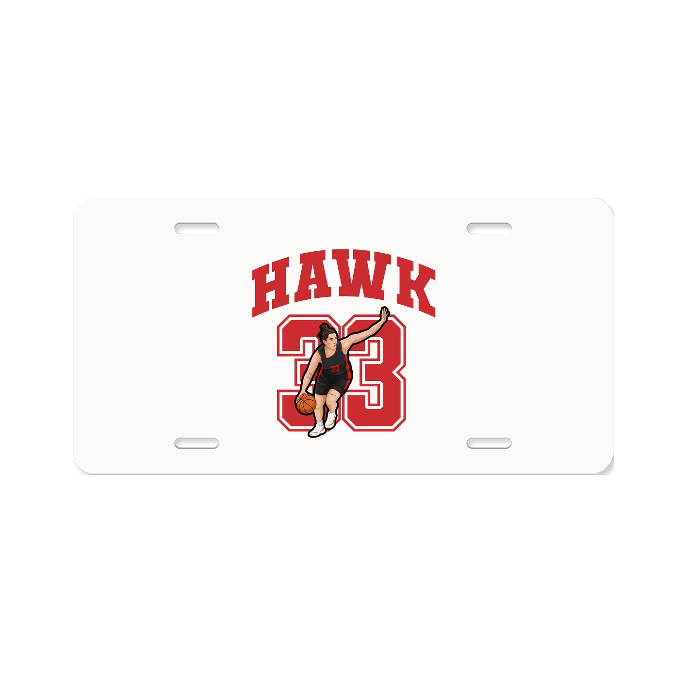 License Plate — Number in Classic