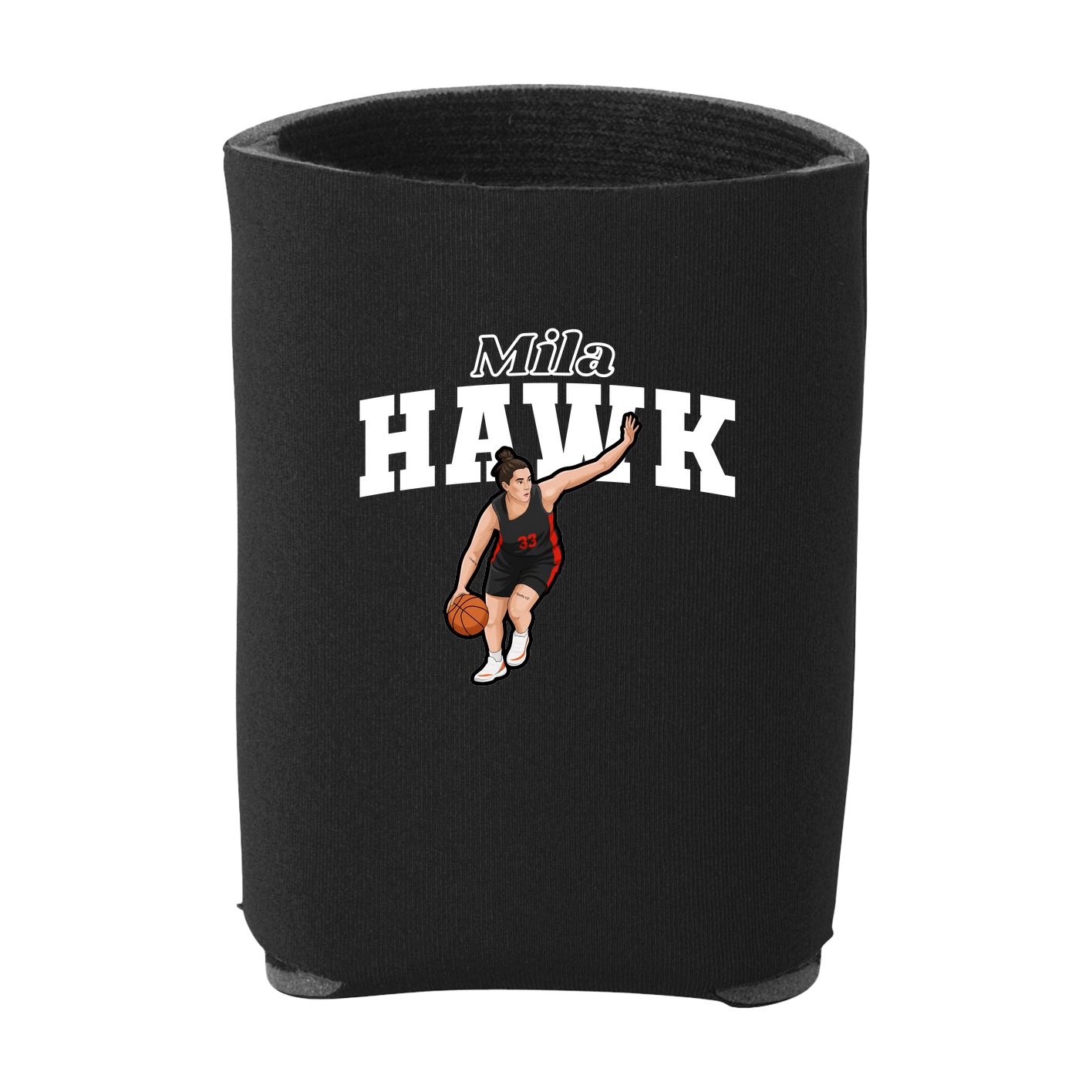 Can Holder — Name Arch in Black