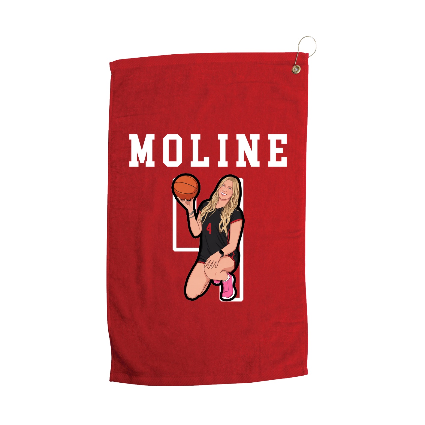 Golf Towel — Shirsey in Red