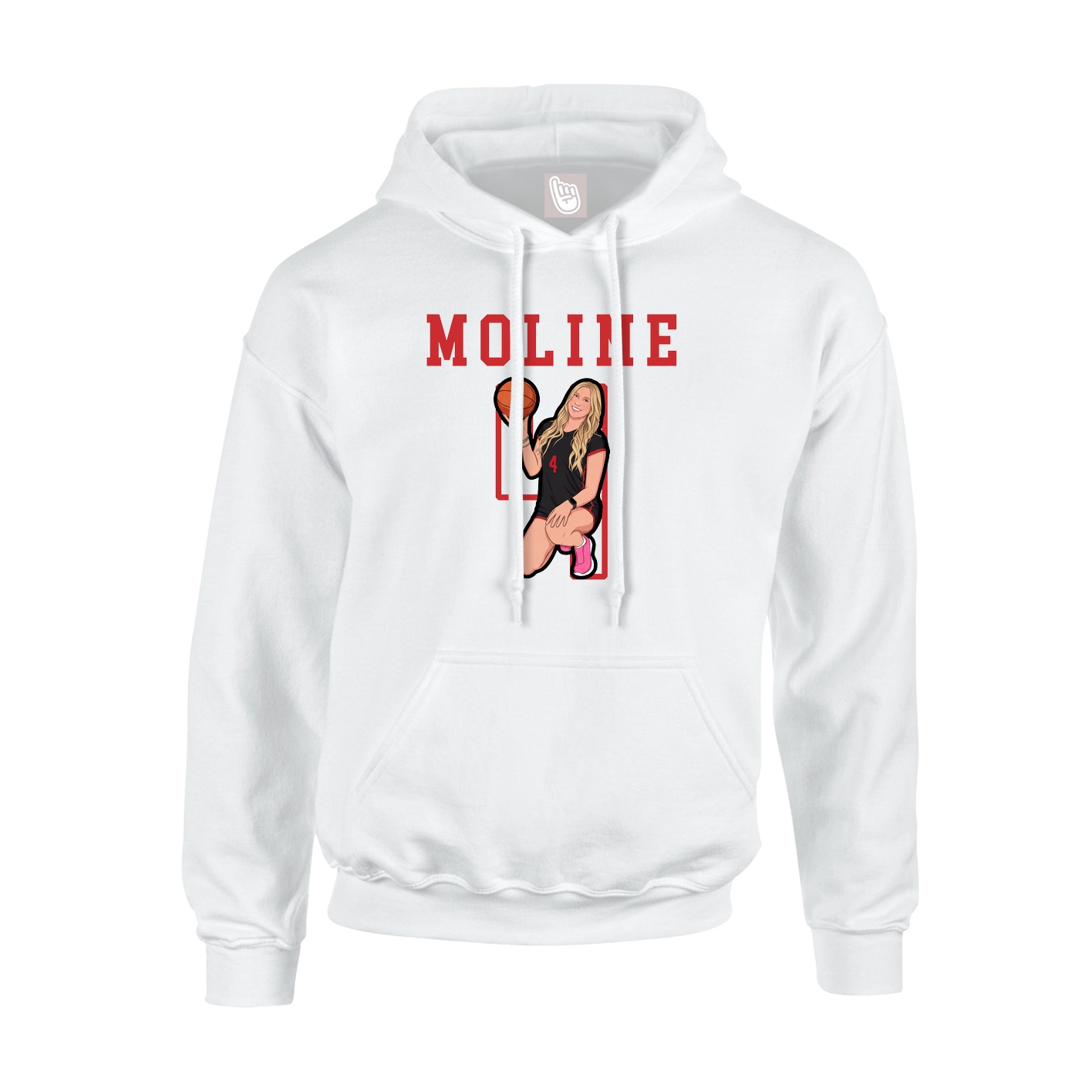 Youth Hoodie — Shirsey in White