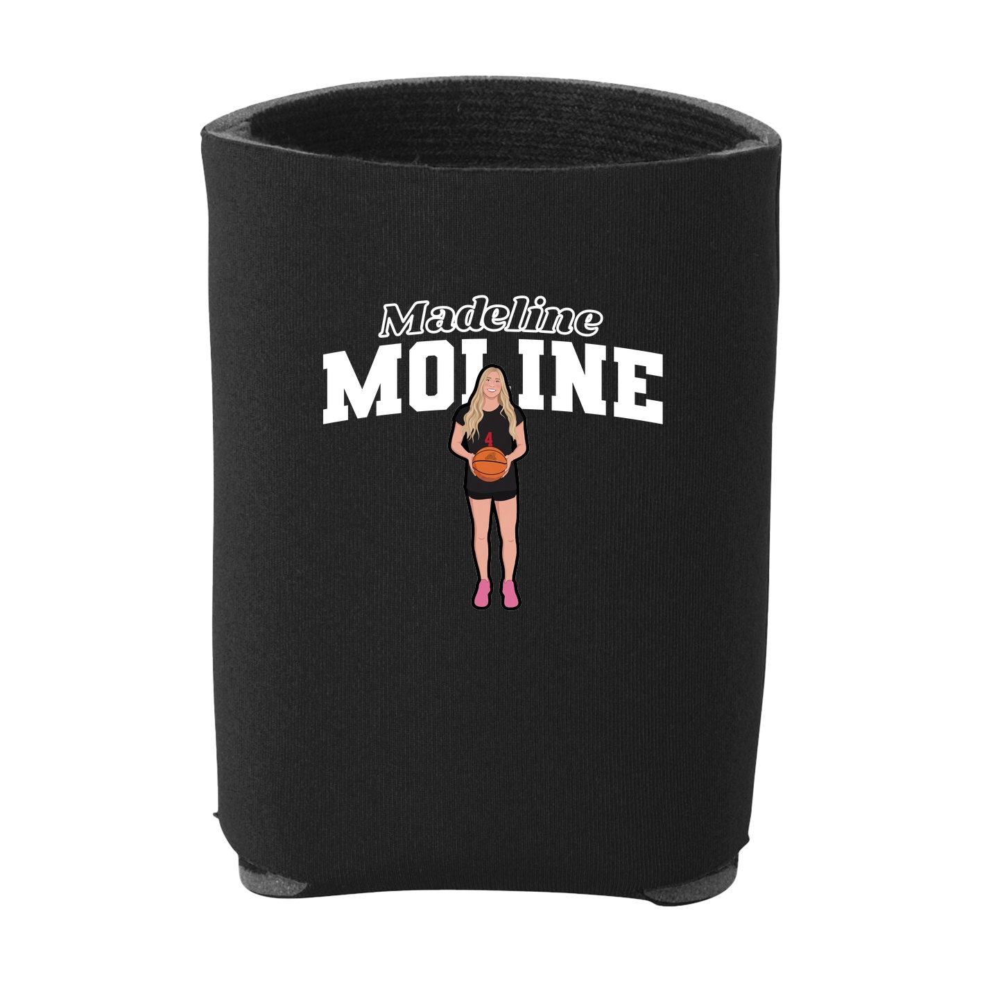 Can Holder — Name Arch in Black