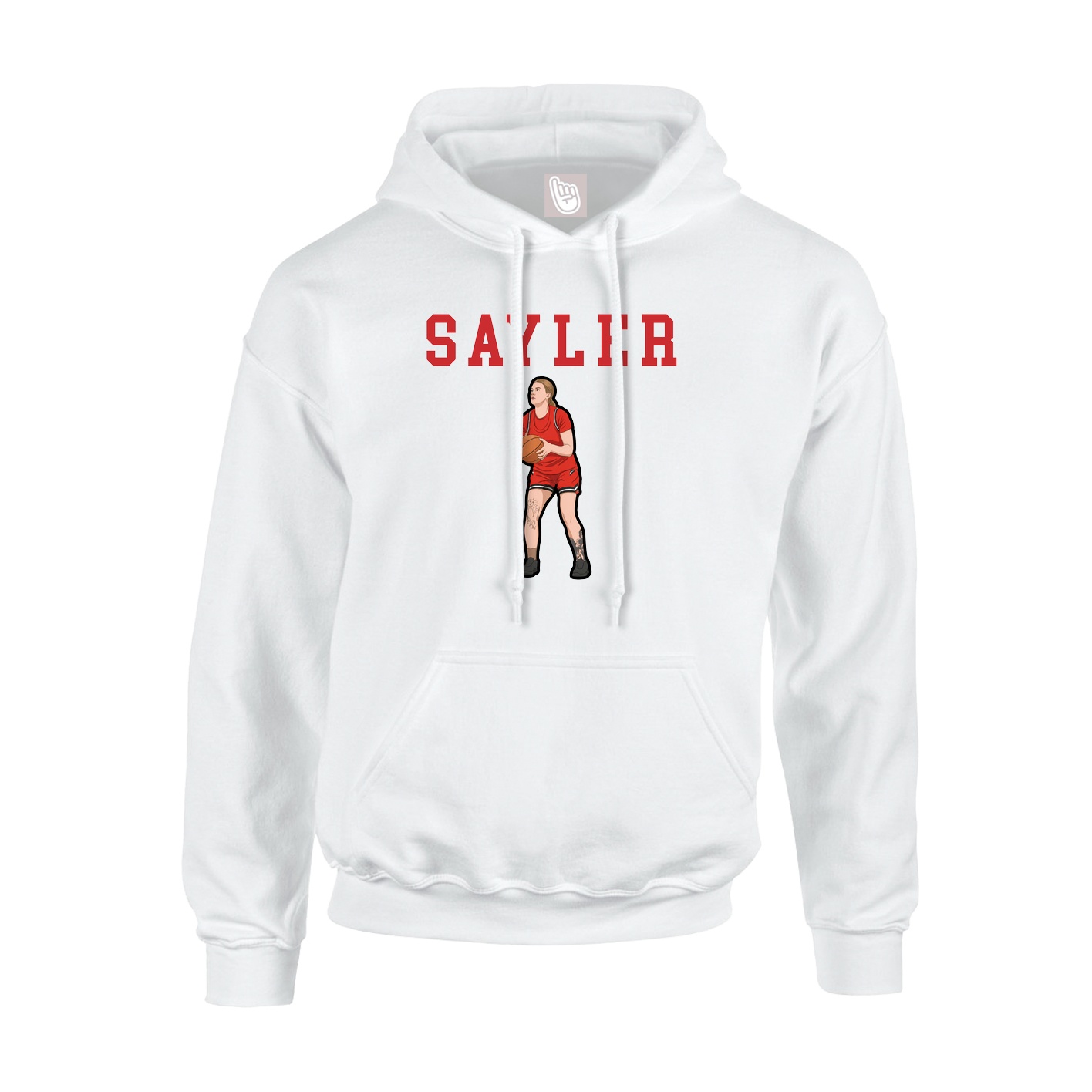 Hoodie — Shirsey in White