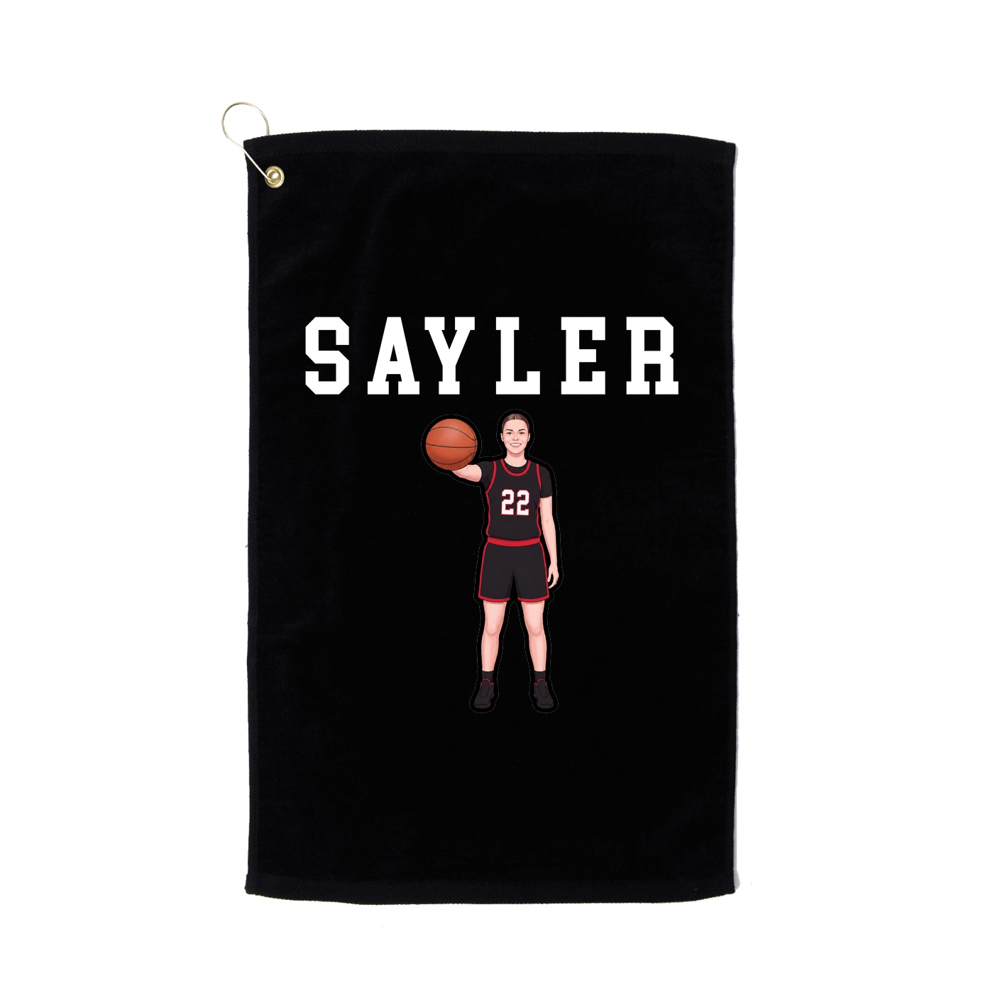 Golf Towel — Shirsey in Black