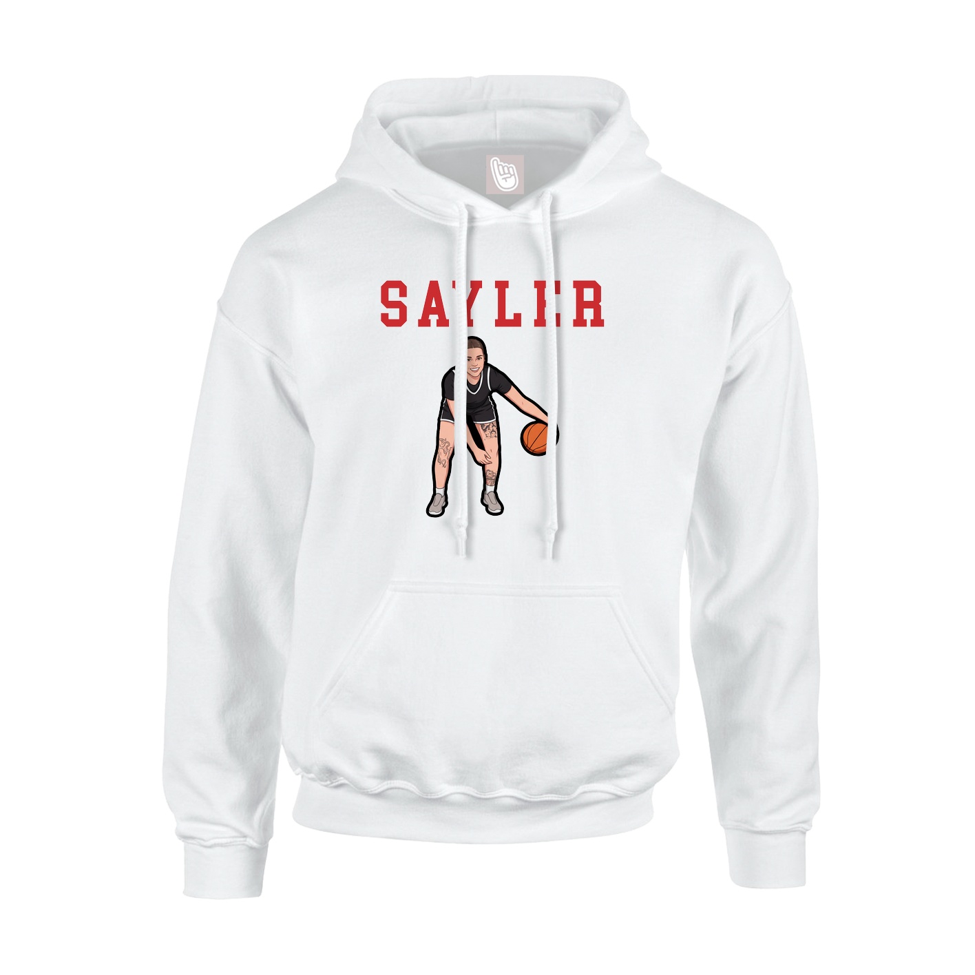 Youth Hoodie — Shirsey in White