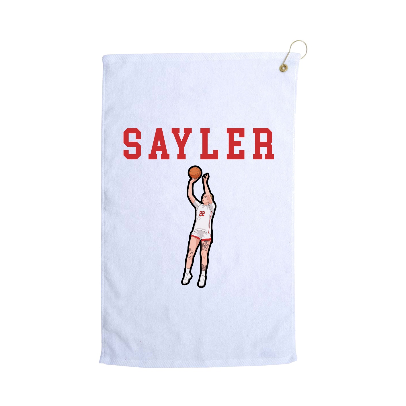 Golf Towel — Shirsey in White