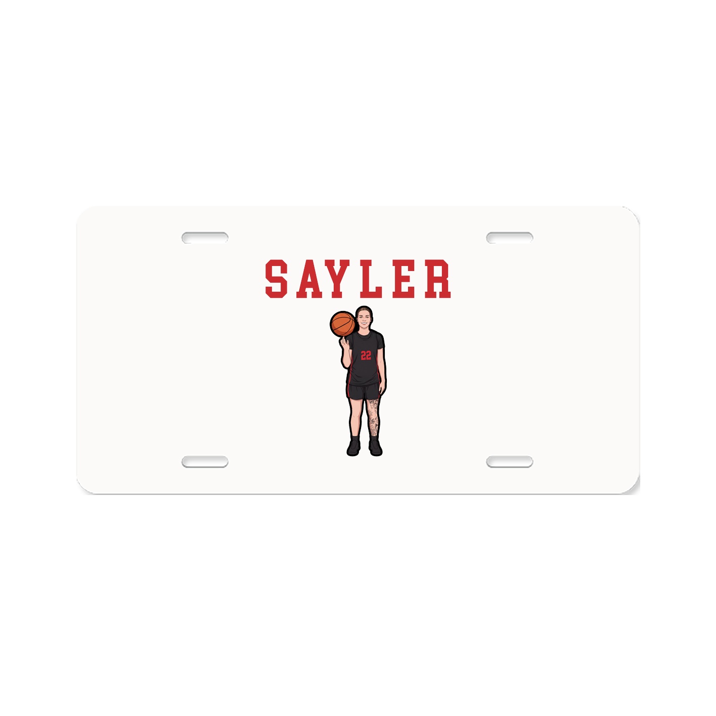 License Plate — Shirsey in Classic