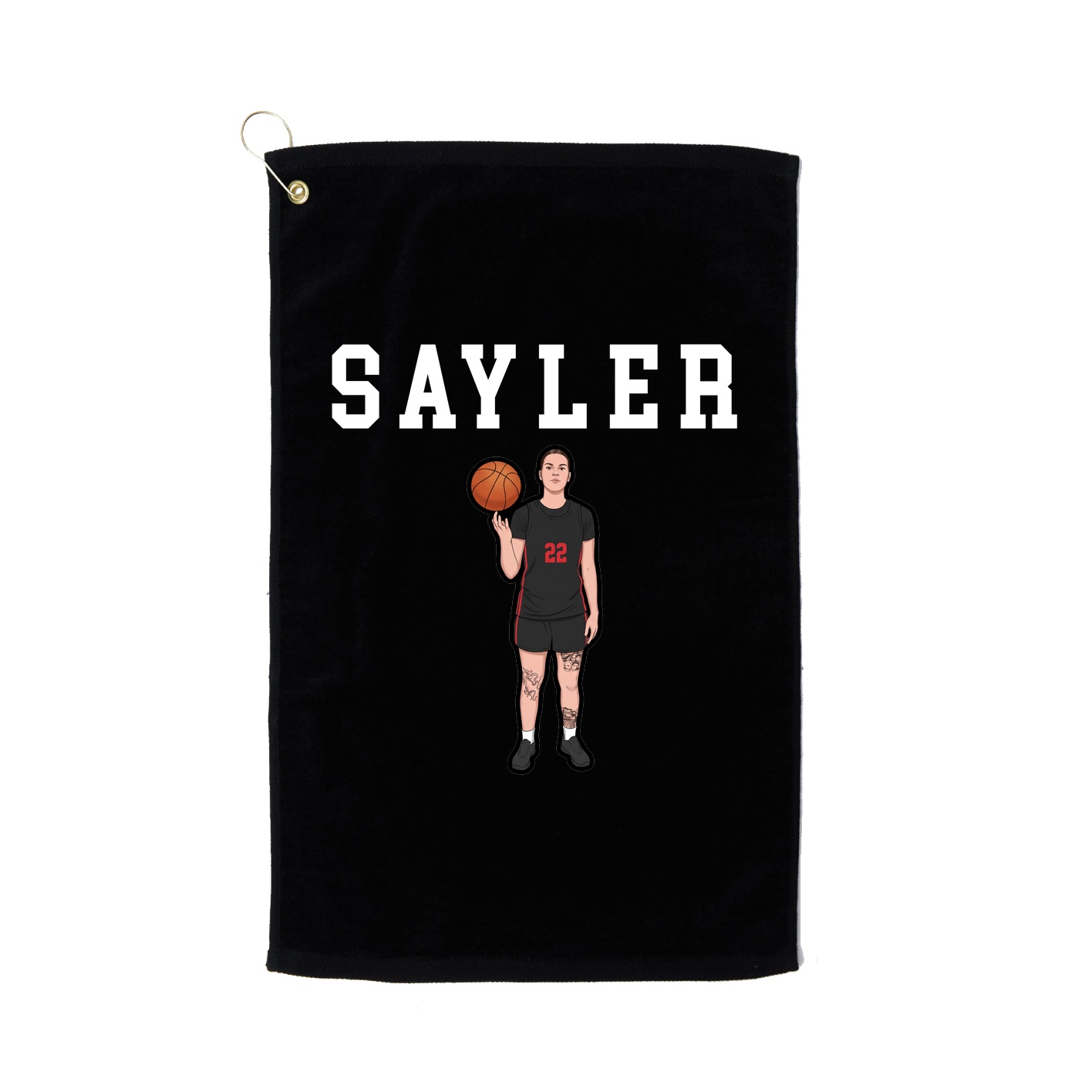 Golf Towel — Shirsey in Black