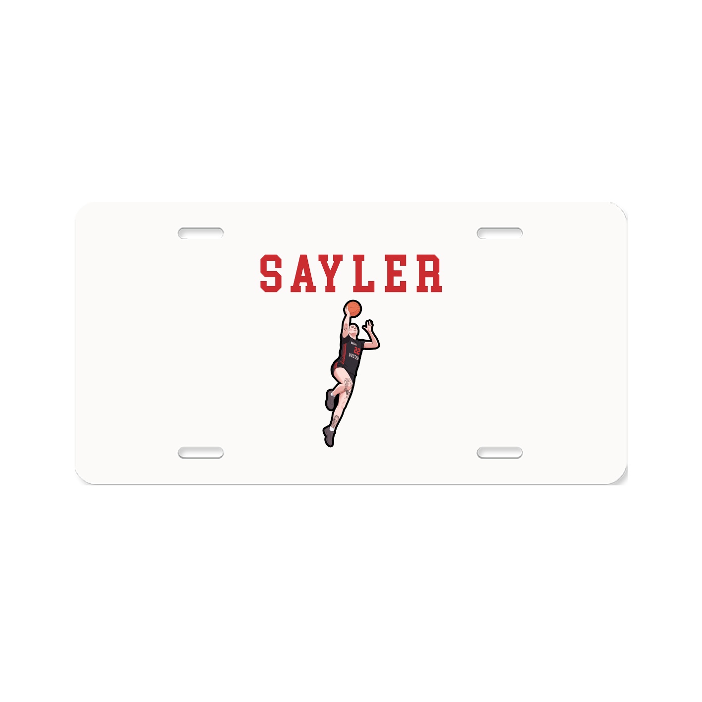 License Plate — Shirsey in Classic