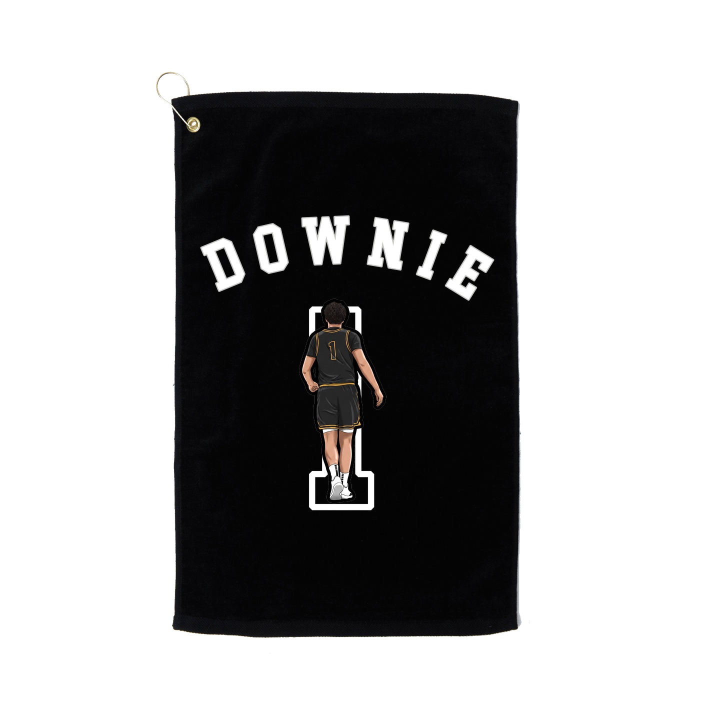 Golf Towel — Shirsey Arch in Black