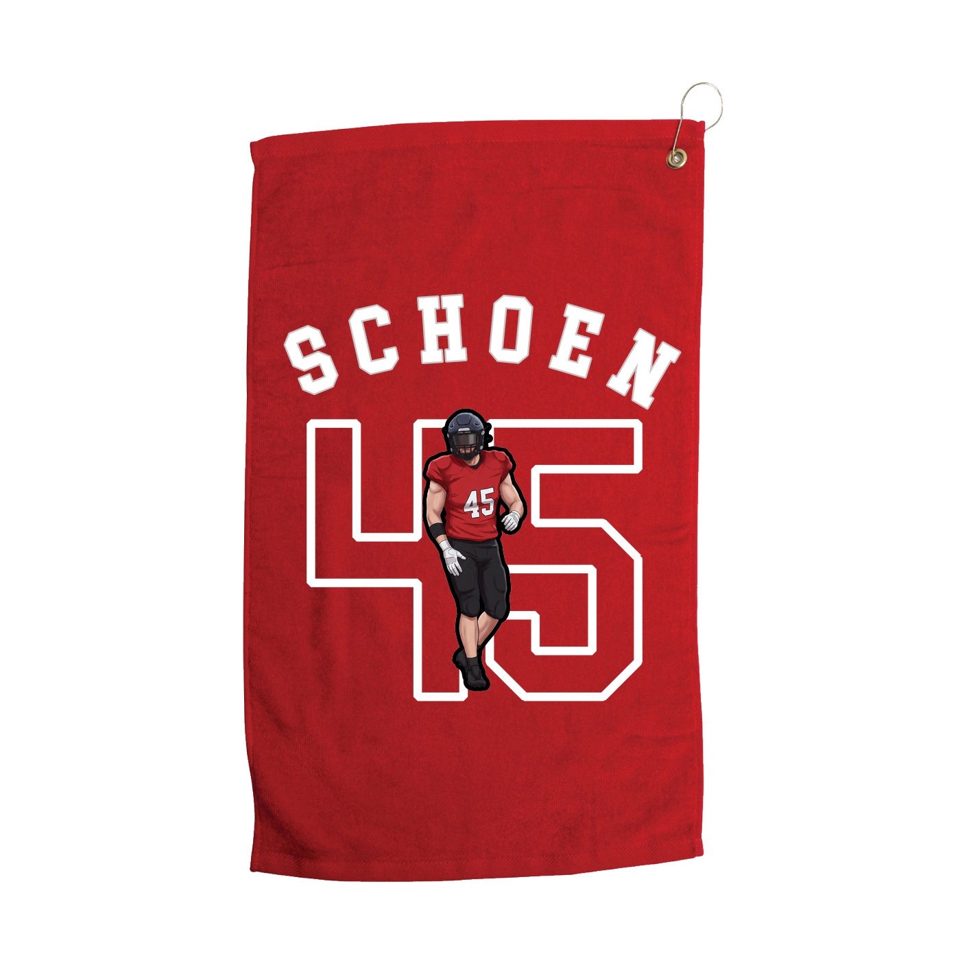 Golf Towel — Shirsey Arch in Red