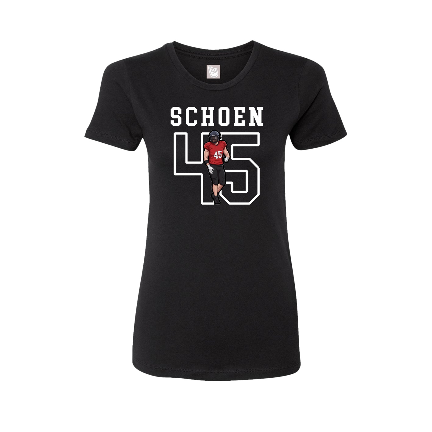 Fitted Women's Tee — Shirsey in Black