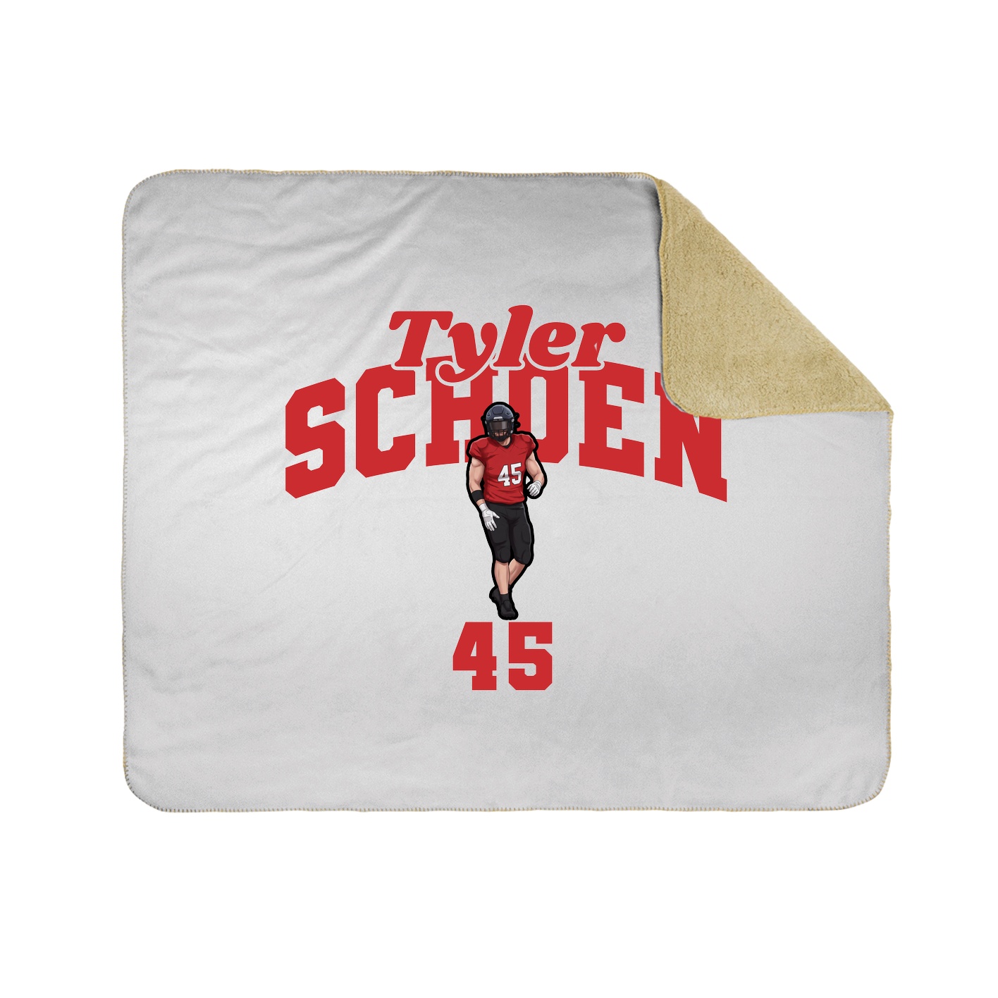 Throw Blanket — Signature Arch in White