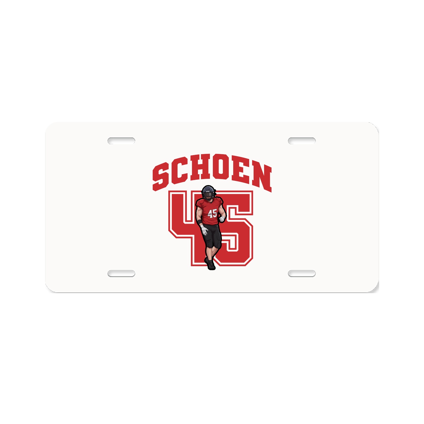 License Plate — Number in Classic