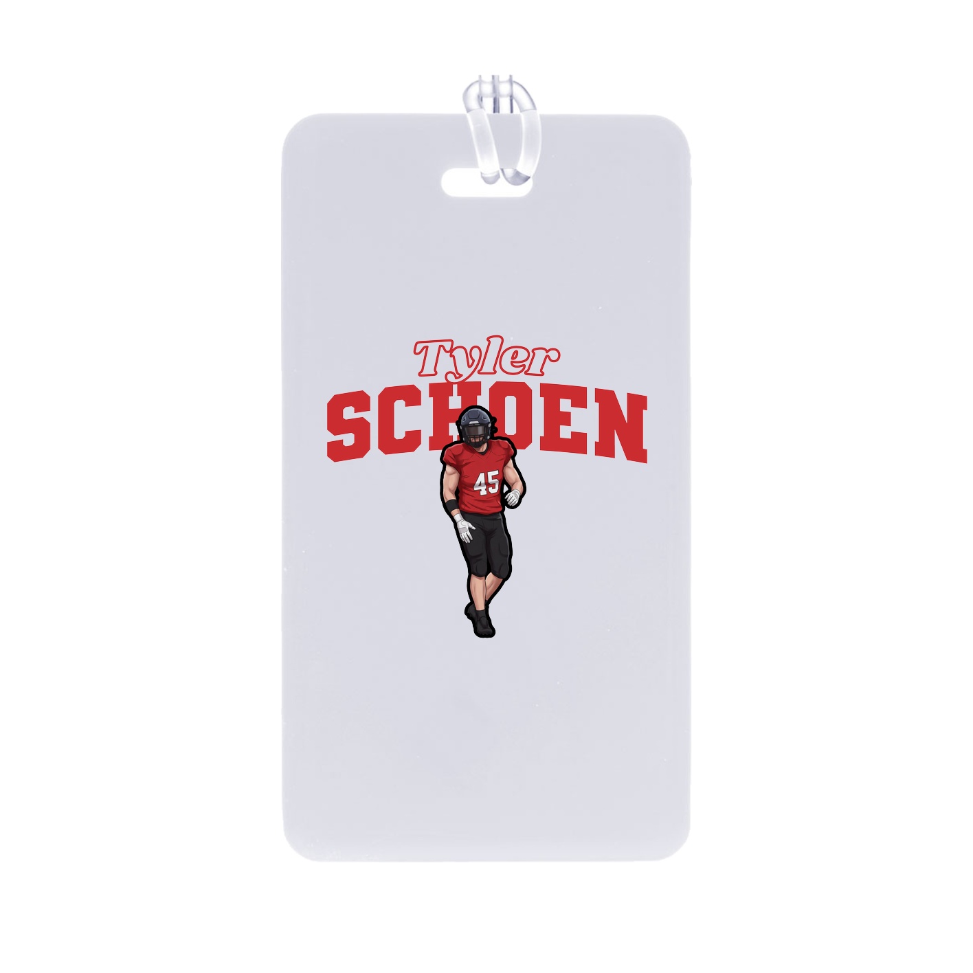 Bag Tag — Name Arch in Classic