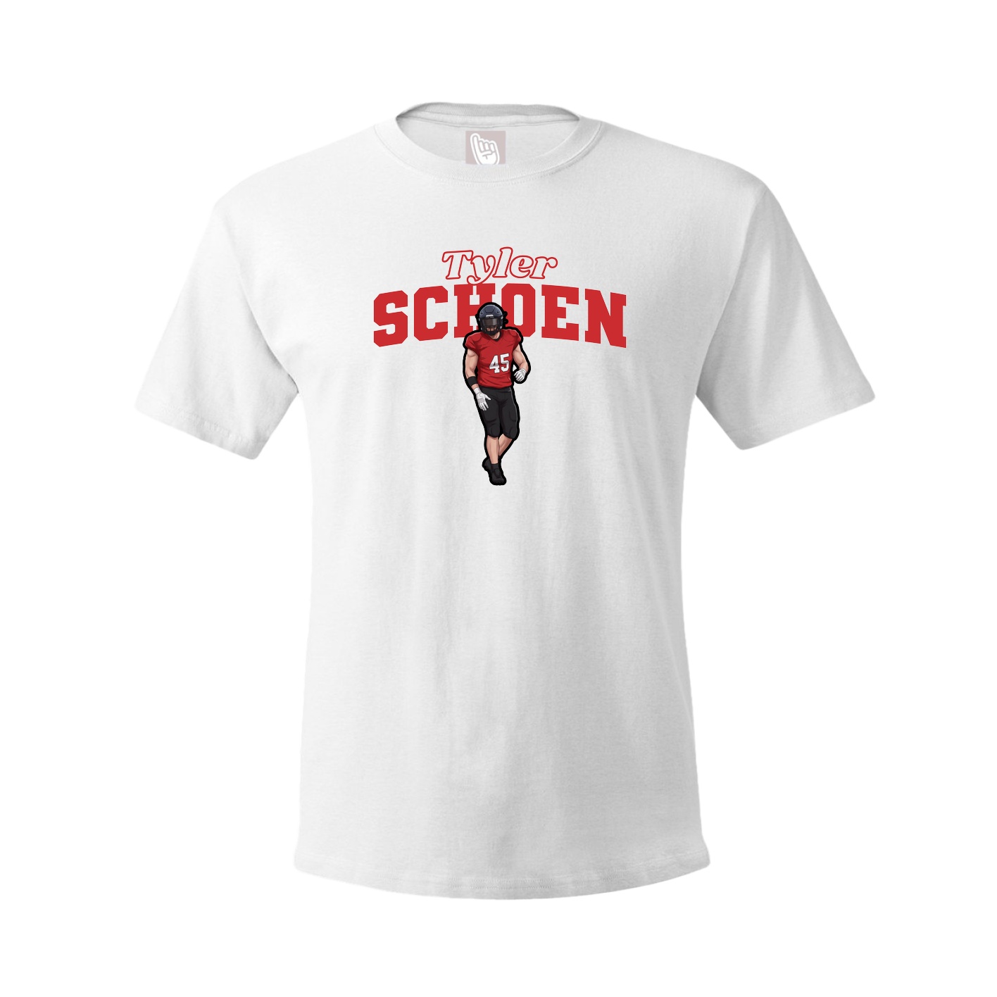 Tee — Name Arch in White